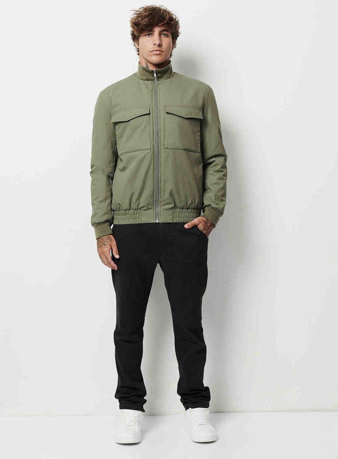 Jaqueta Comfort Masculina Com Bolso Colcci Verde