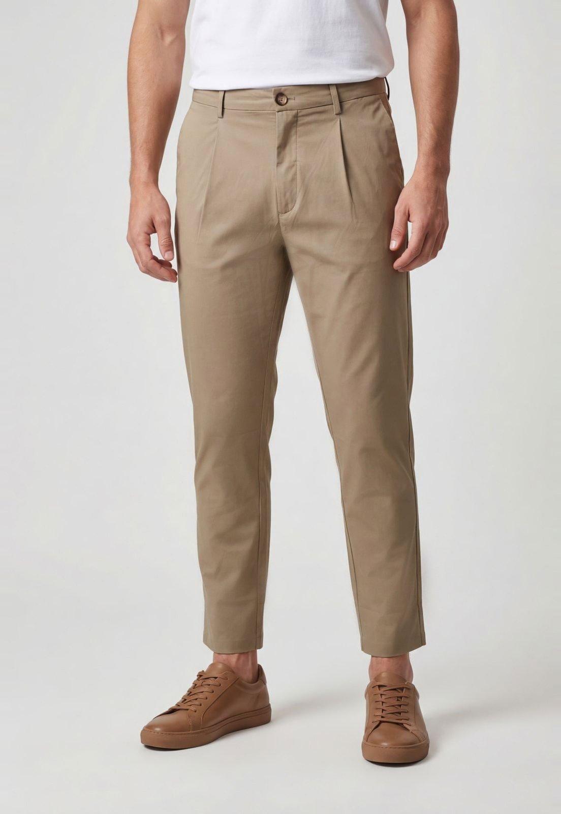 Calça Masculina Colcci Alfaiataria Caqui