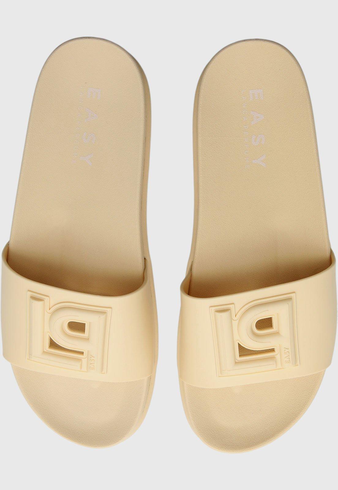 Chinelo Feminino Lança Perfume Slide Amarelo
