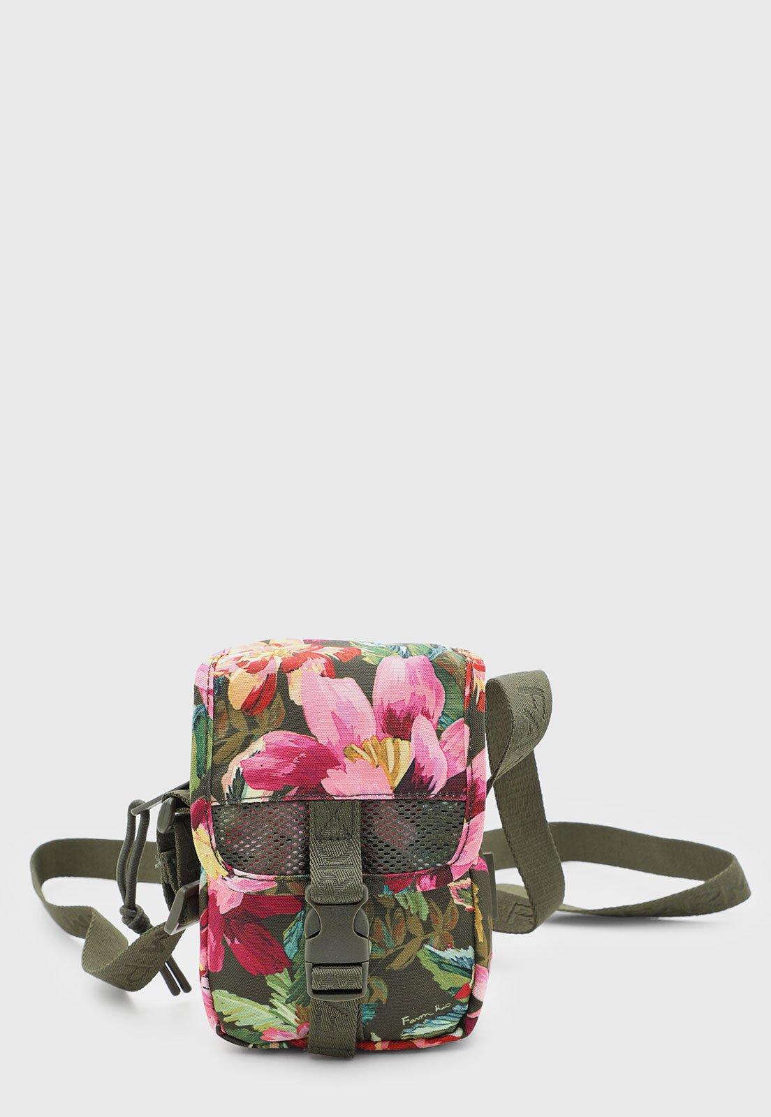 Bolsa Feminina FARM Estampa Floral Verde