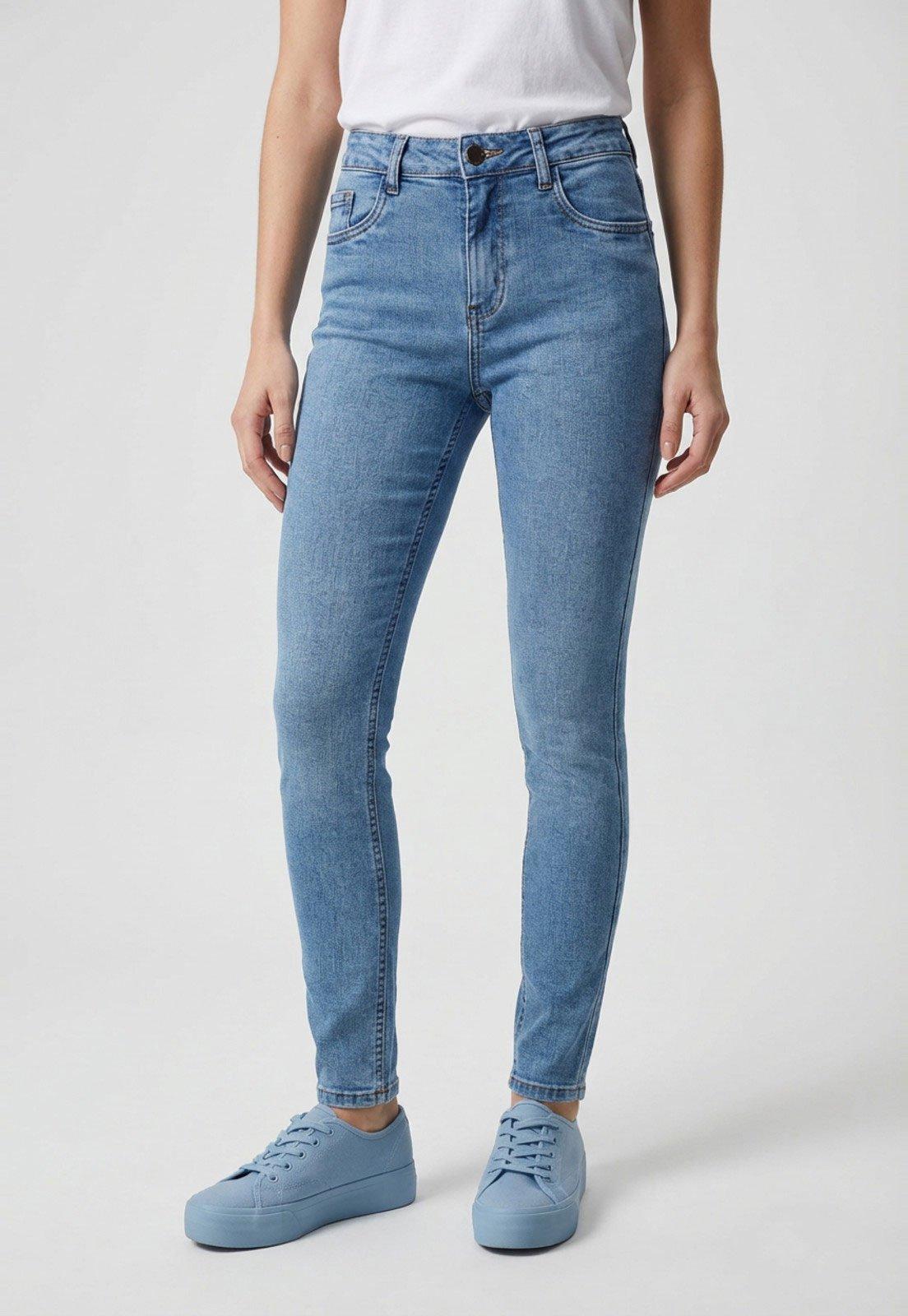 Calça Feminina Lança Perfume Skinny Nix High Azul