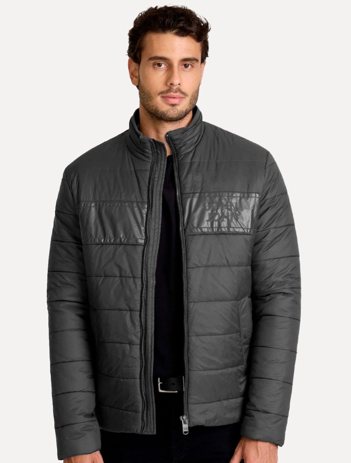 Jaqueta John John Masculina Nylon Sidney Cinza Escuro