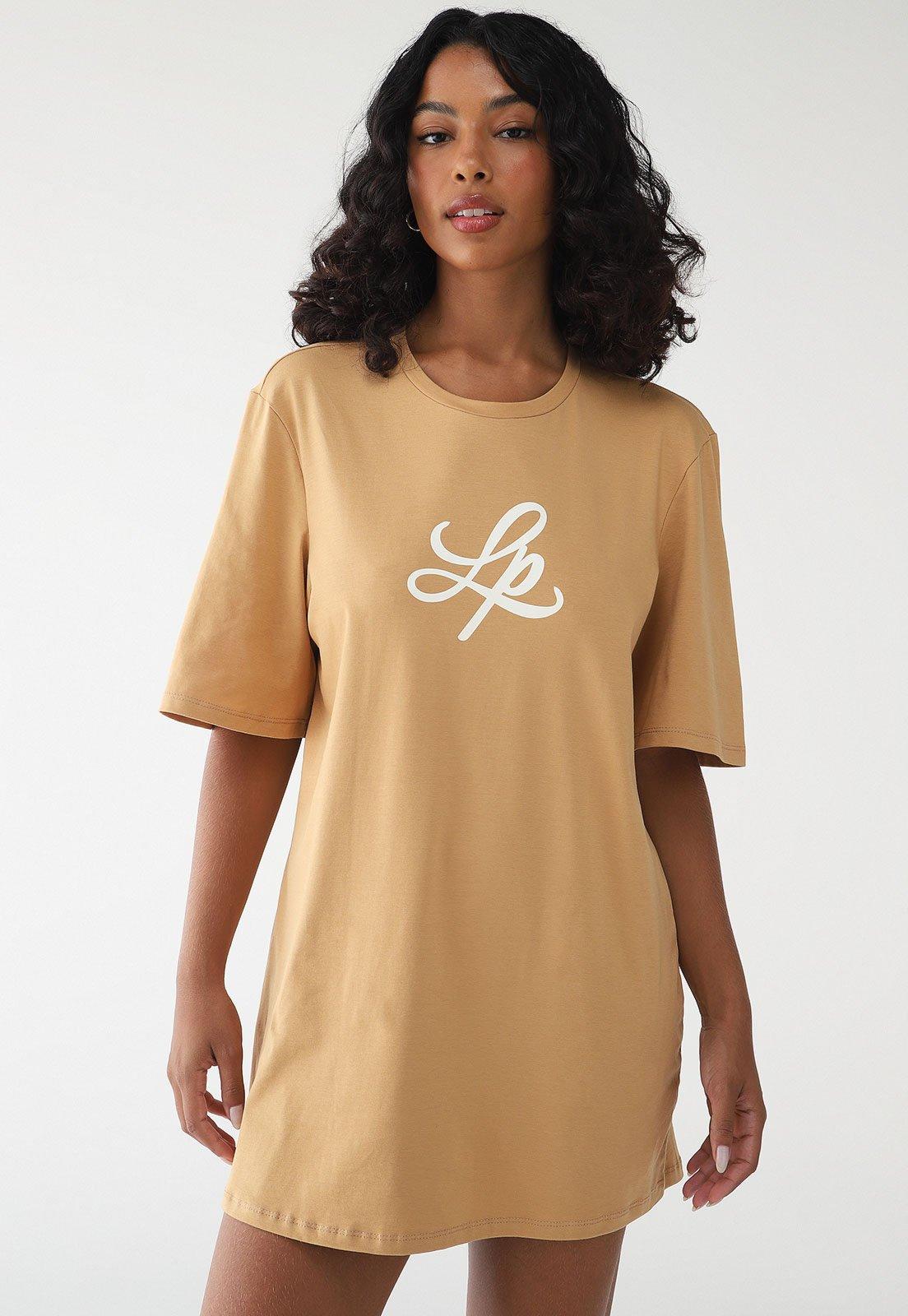 Vestido Lança Perfume Oversized Caramelo