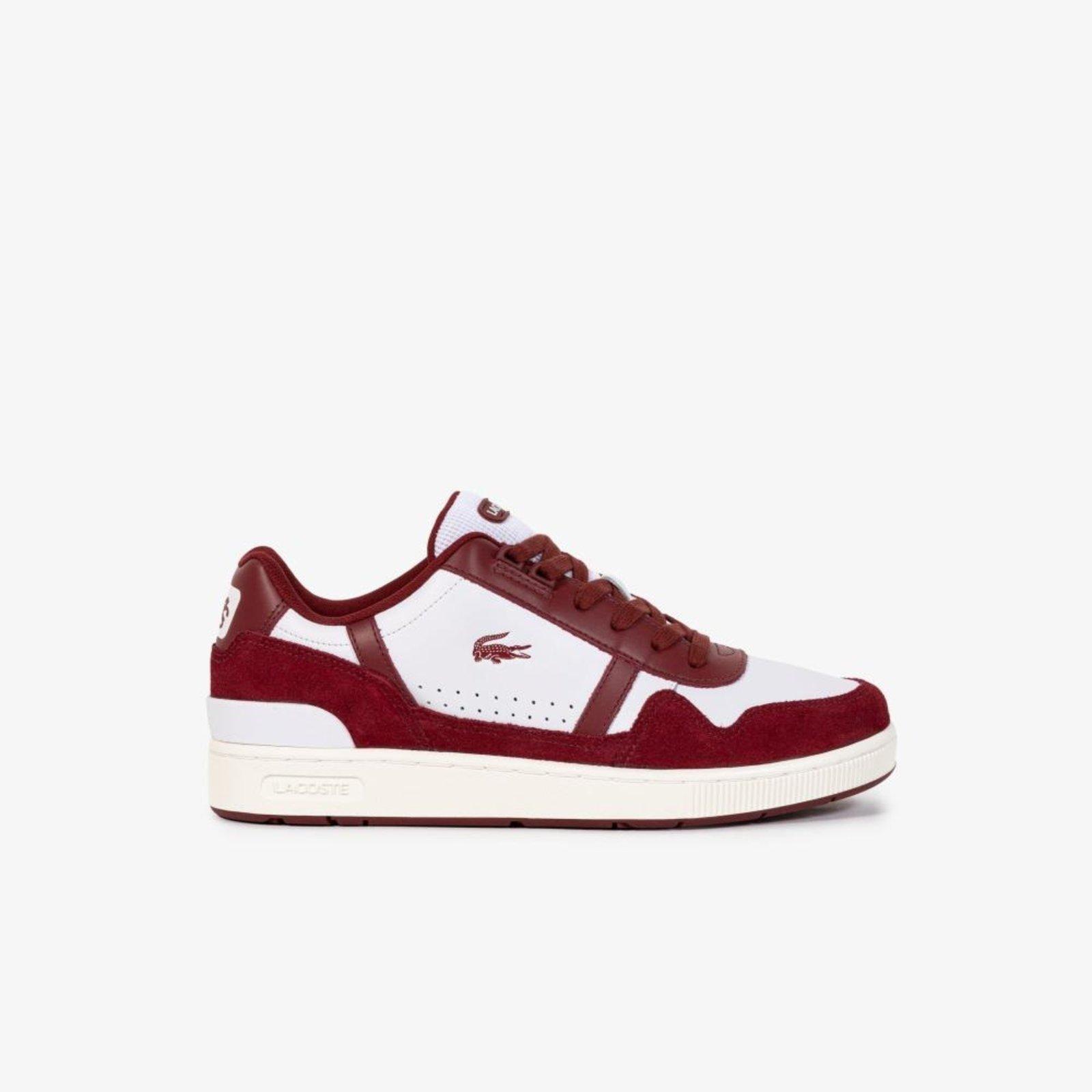 Tênis Lacoste Masculino T-Clip de Couro Branco