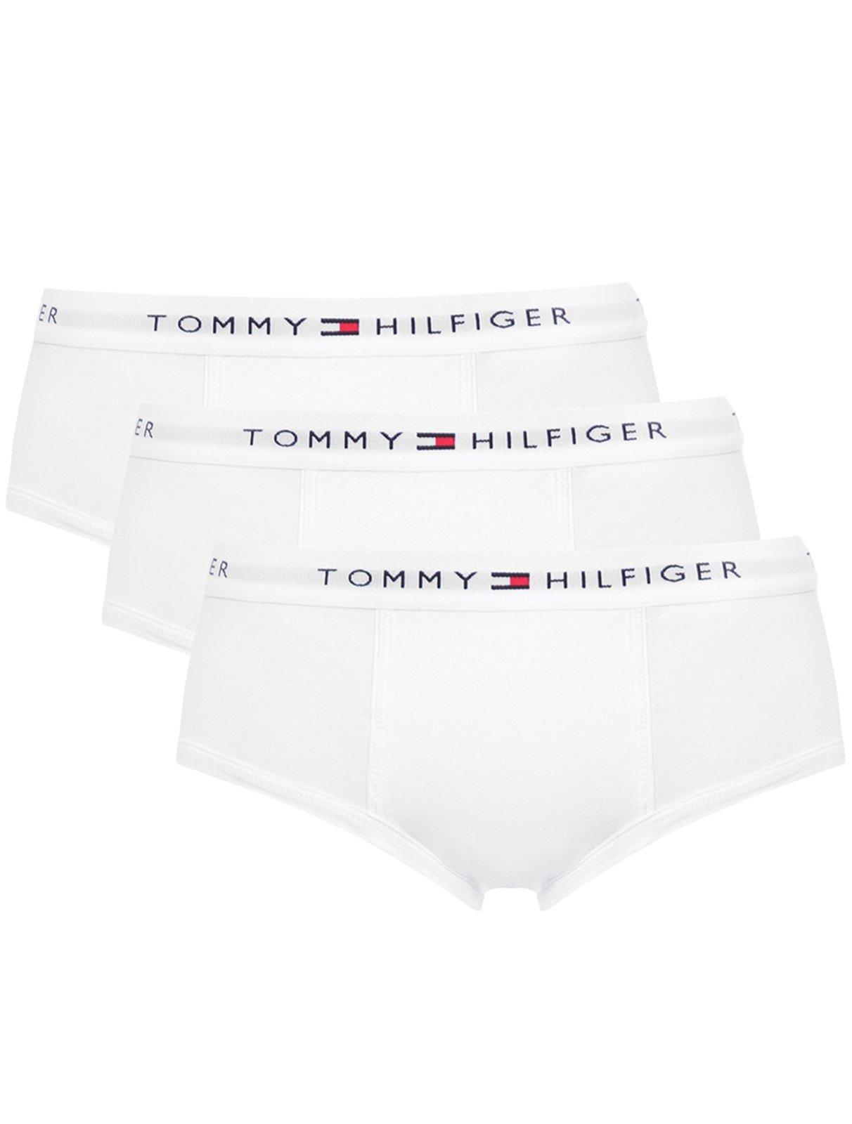 Cueca Tommy Hilfiger Cotton Stretch Brief Branca Pack 3UN