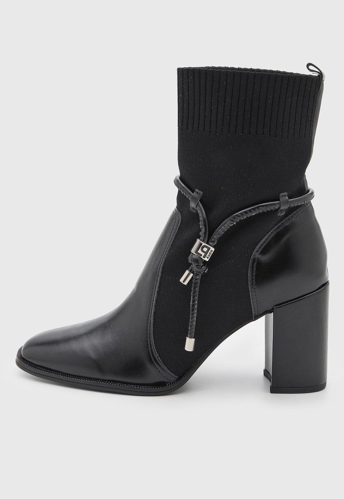 Bota Feminina Lança Perfume Cano Médio Kinit Preta