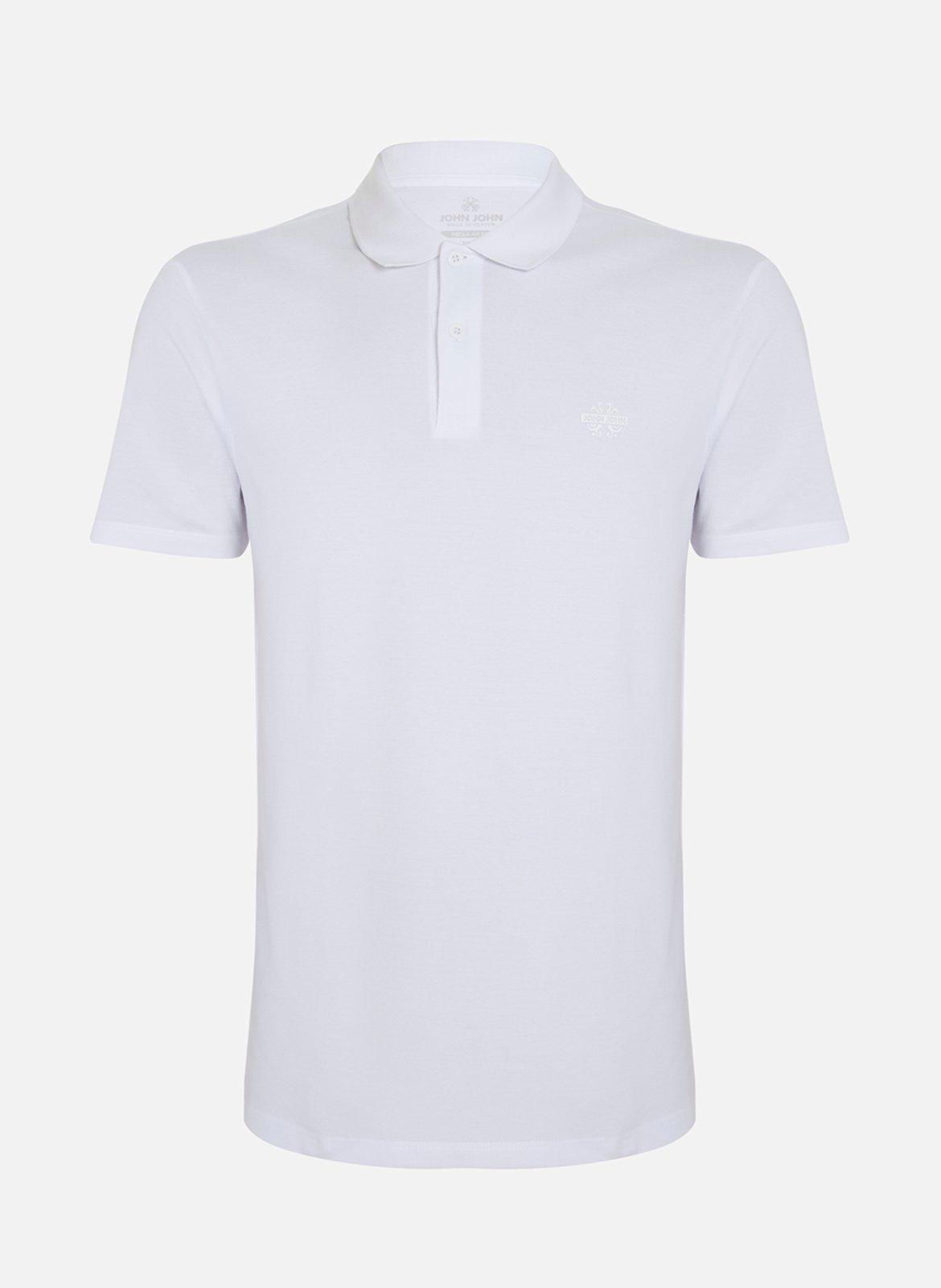 Camisa Polo John John Light Transfer Pr26 Branco Masculino