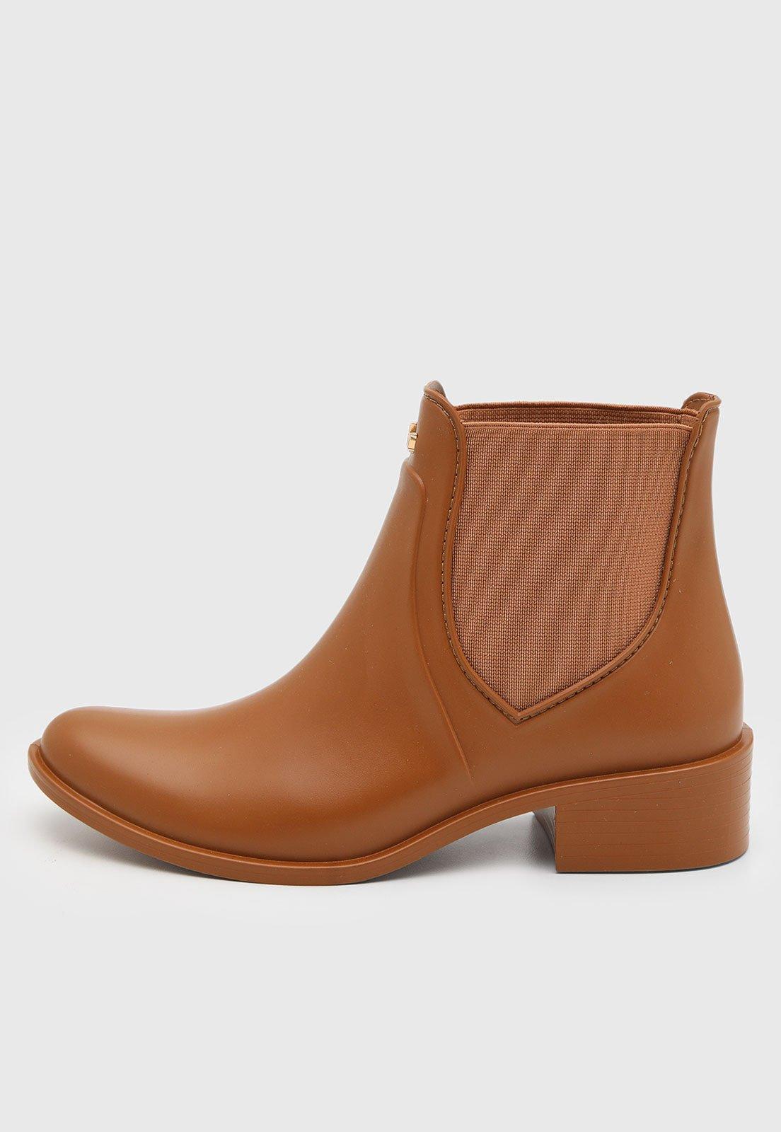 Bota Feminina Colcci Cano Curto Caramelo