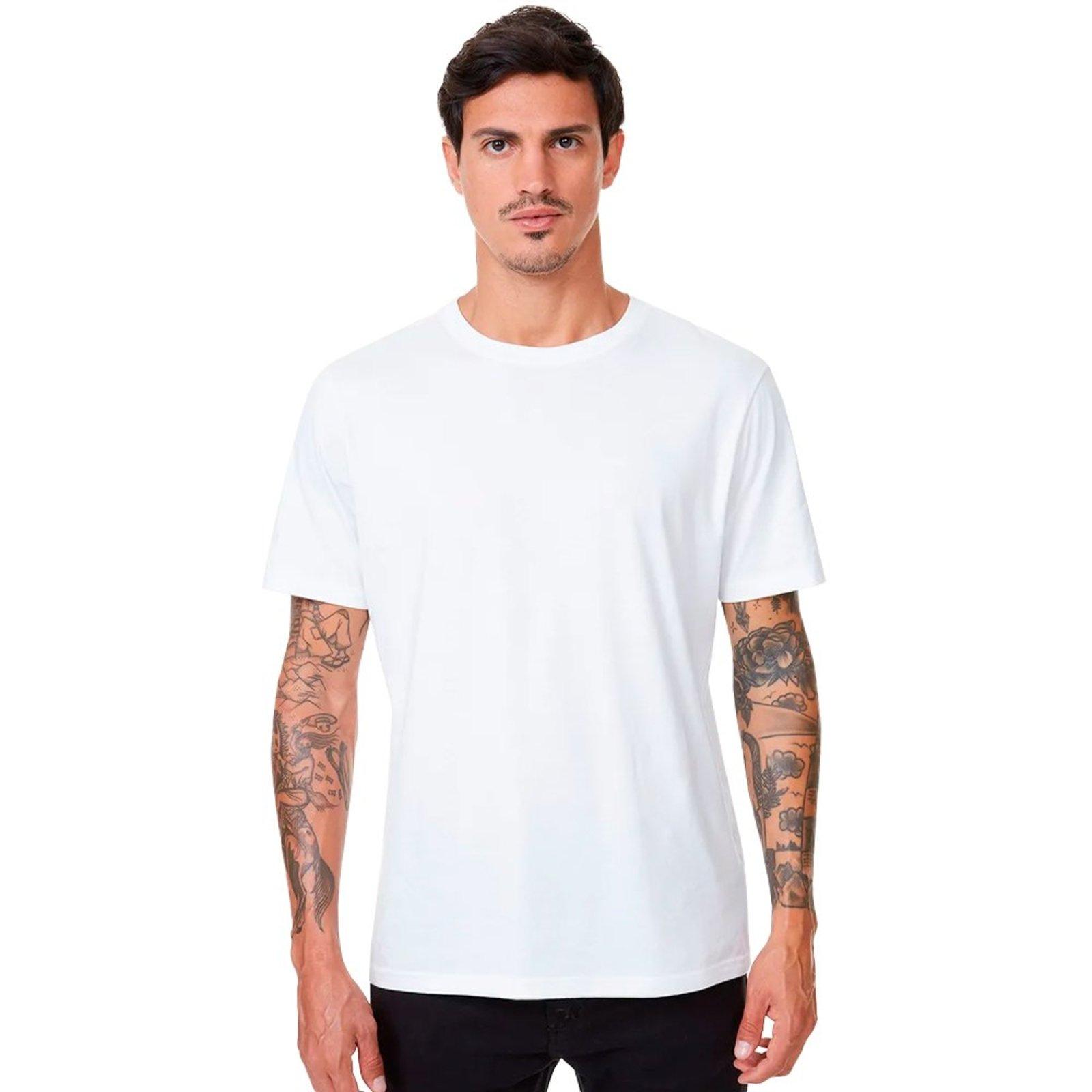 Camiseta John John Regular Basic Pima In24 Branco Masculino