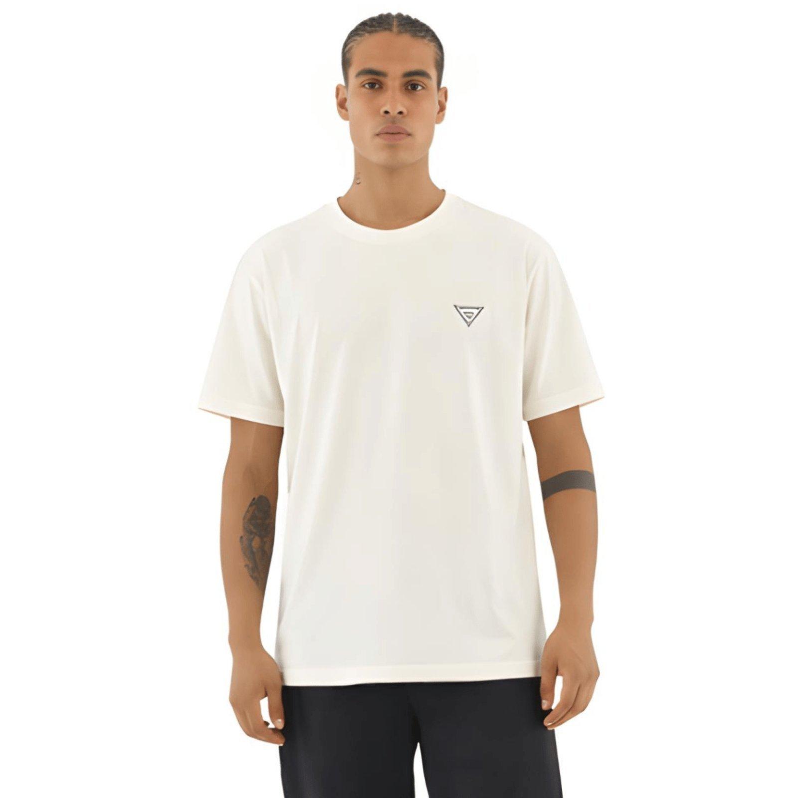 Camiseta Masculina Básica Algodão Pima Logo Placa Colcci