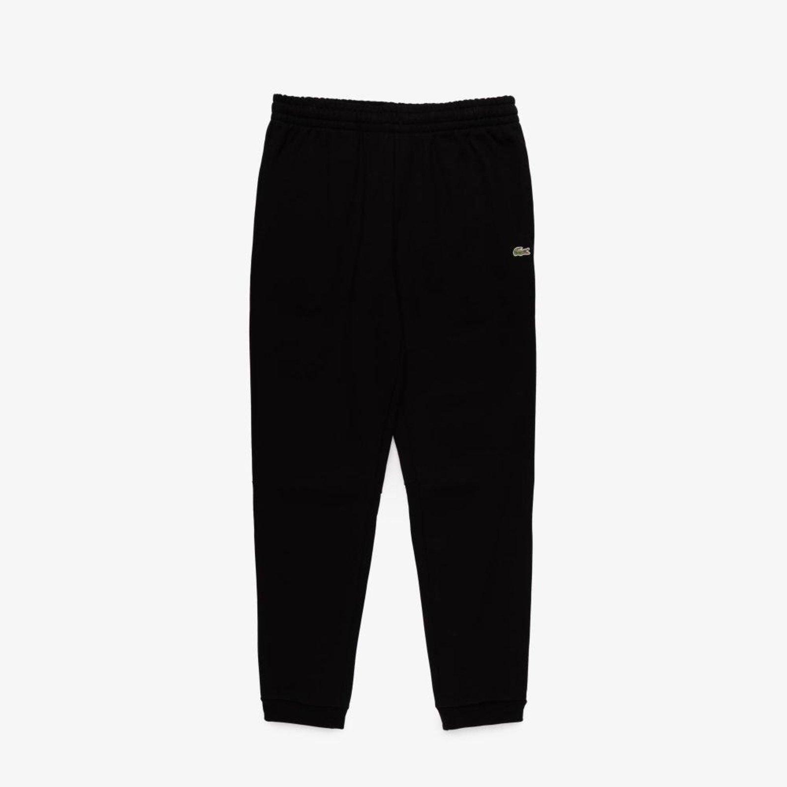Calça Masculina Lacoste Moletom De Corte Afunilado Preto