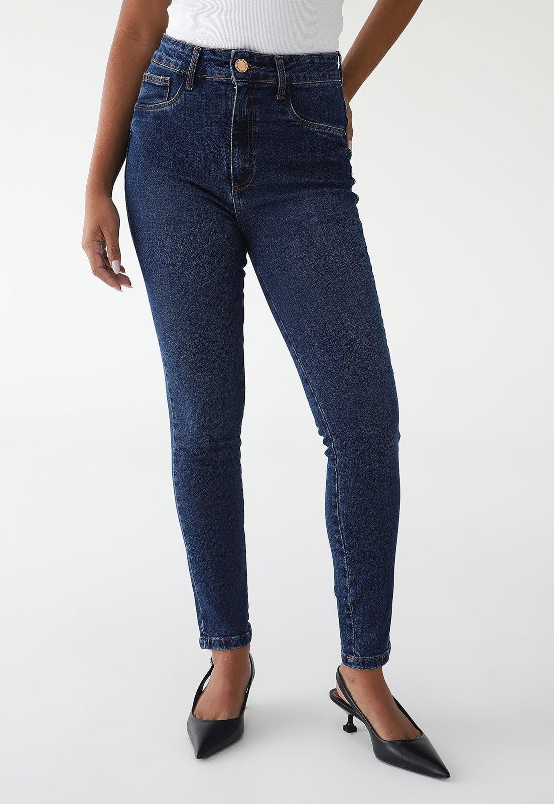 Calça Jeans Lança Perfume Skinny Diana Azul