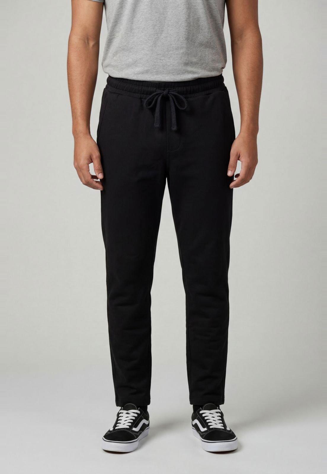 Calça Jogger Masculina Colcci Cintura Média Preta