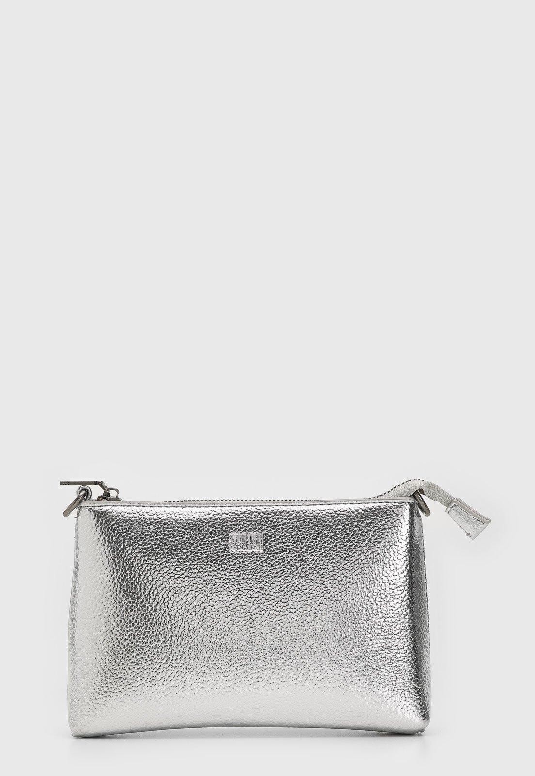 Bolsa Transversal Santa Lolla Alça Removivel Prata