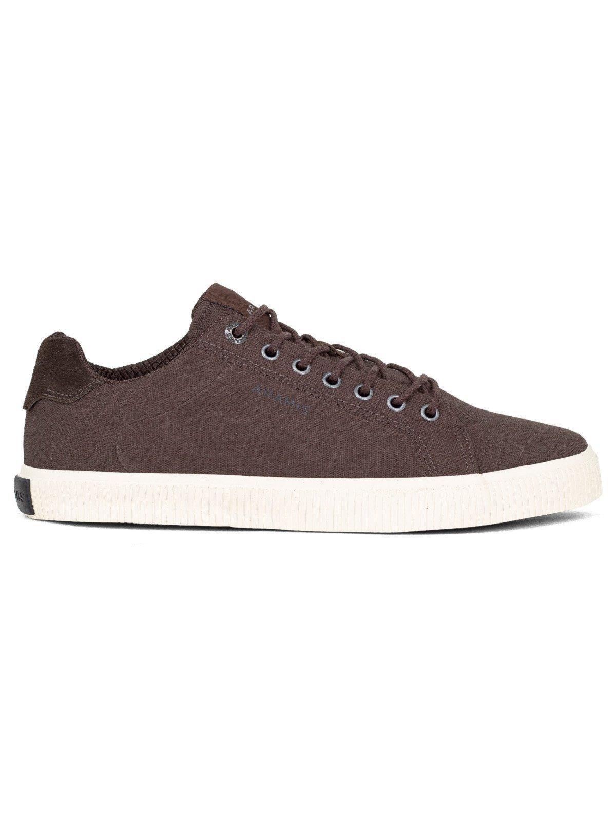 Tênis Masculino Aramis Casual Easy Wood Flexível Confortável Com Cadarço Costurado Marrom