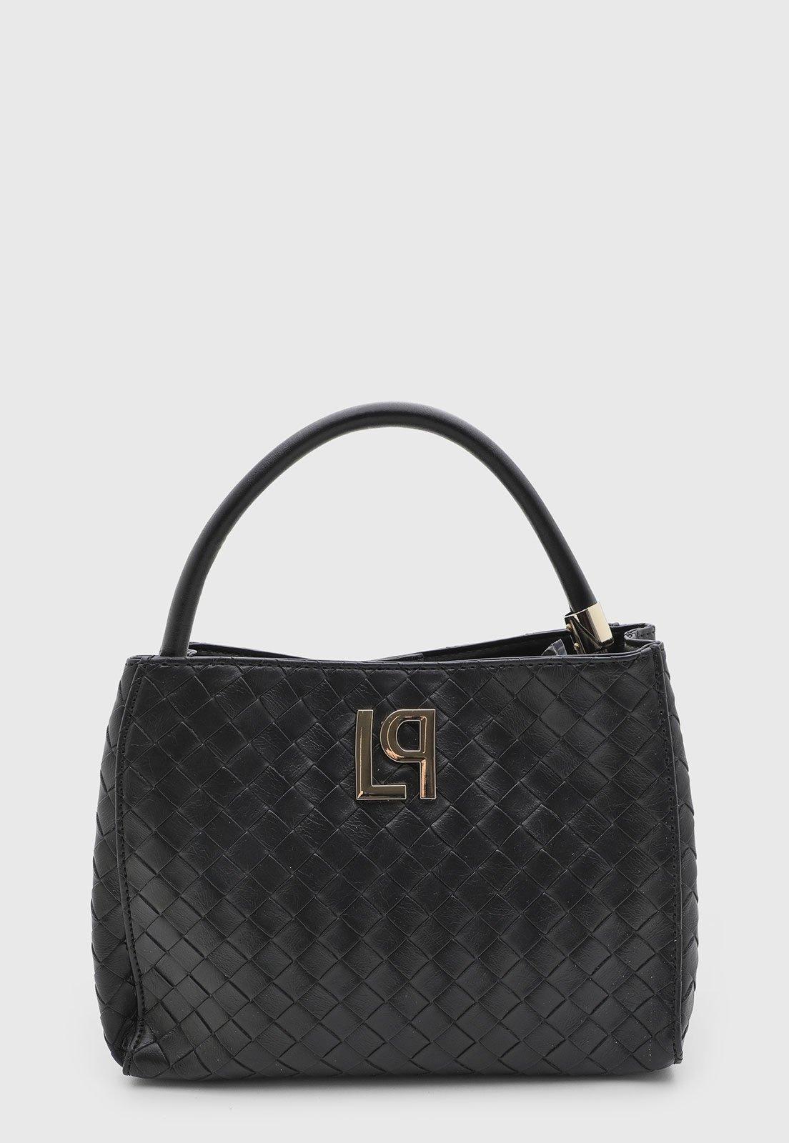 Bolsa Feminina Lança Perfume Tressê Preta