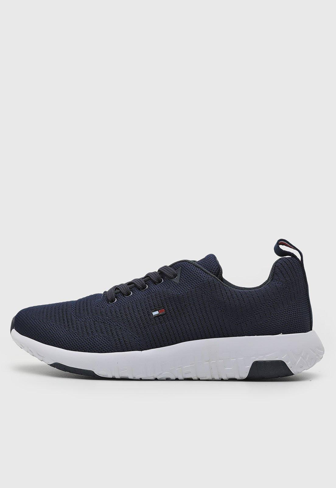 Tênis Tommy Hilfiger Logo Azul-Marinho