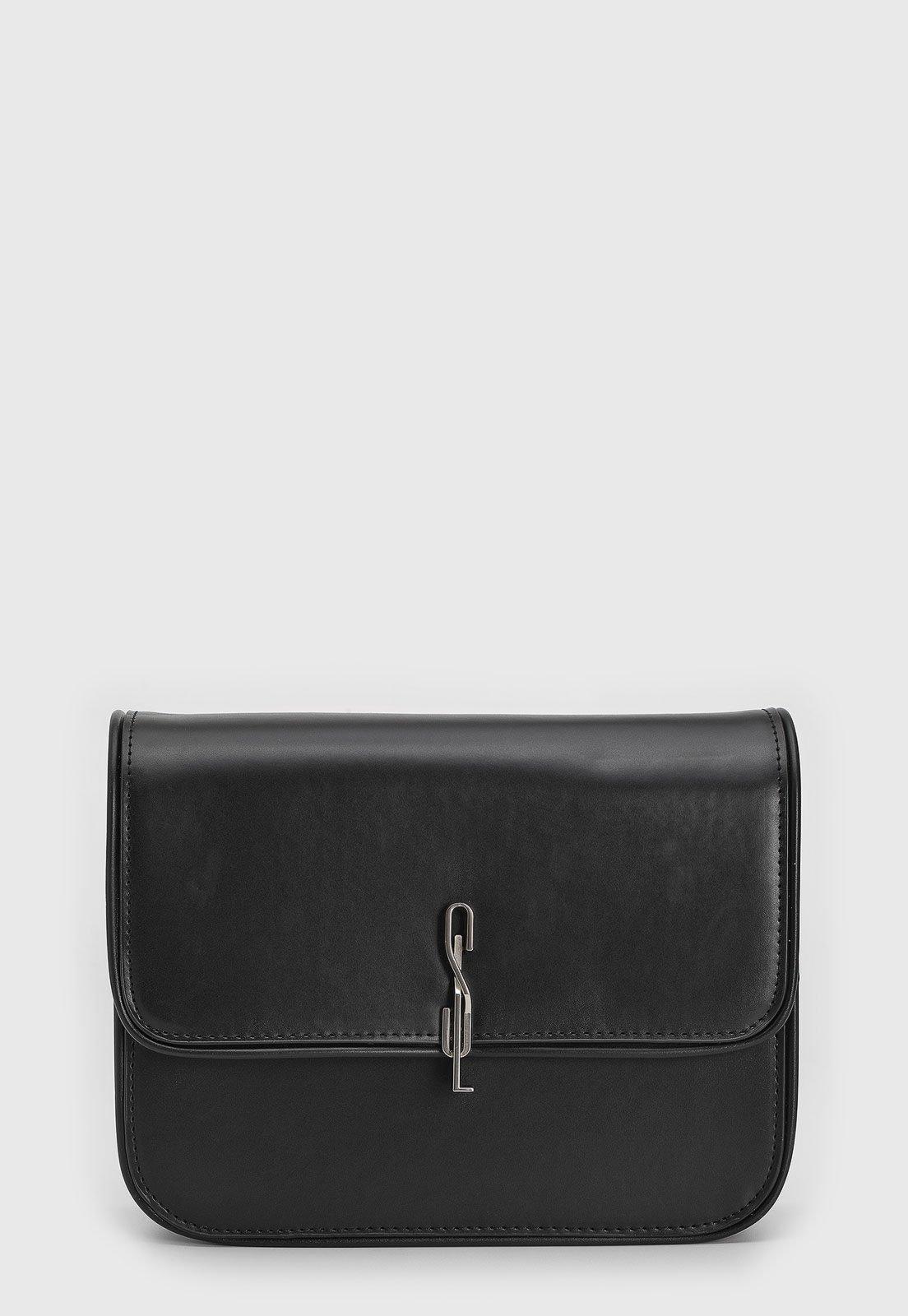 Bolsa Feminina Santa Lolla Pequena Estruturada Preta