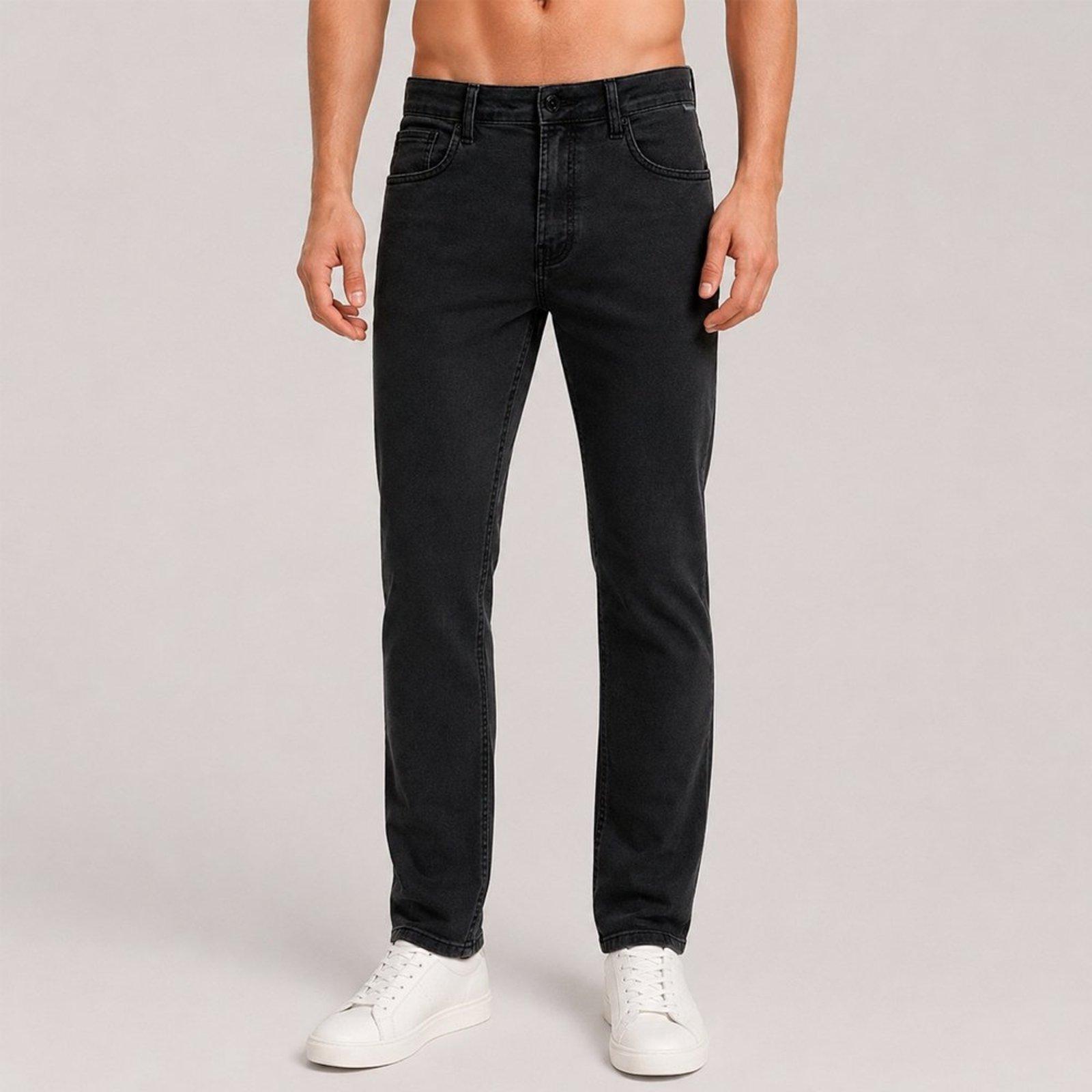 Calça Jeans John John Slim Belgrado Pr27 Preto Masculino
