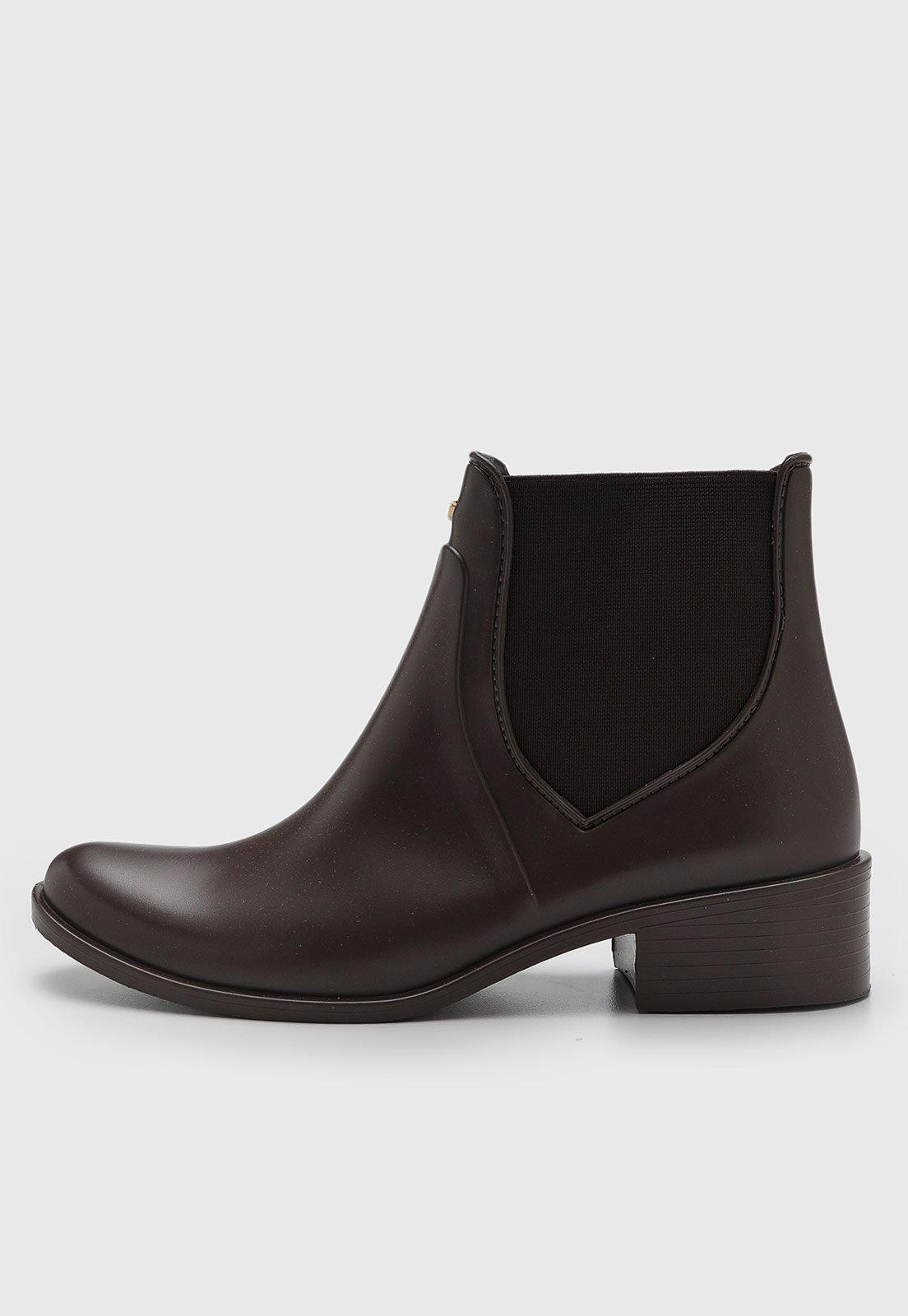 Bota Feminina Colcci Cano Médio Marrom Escuro
