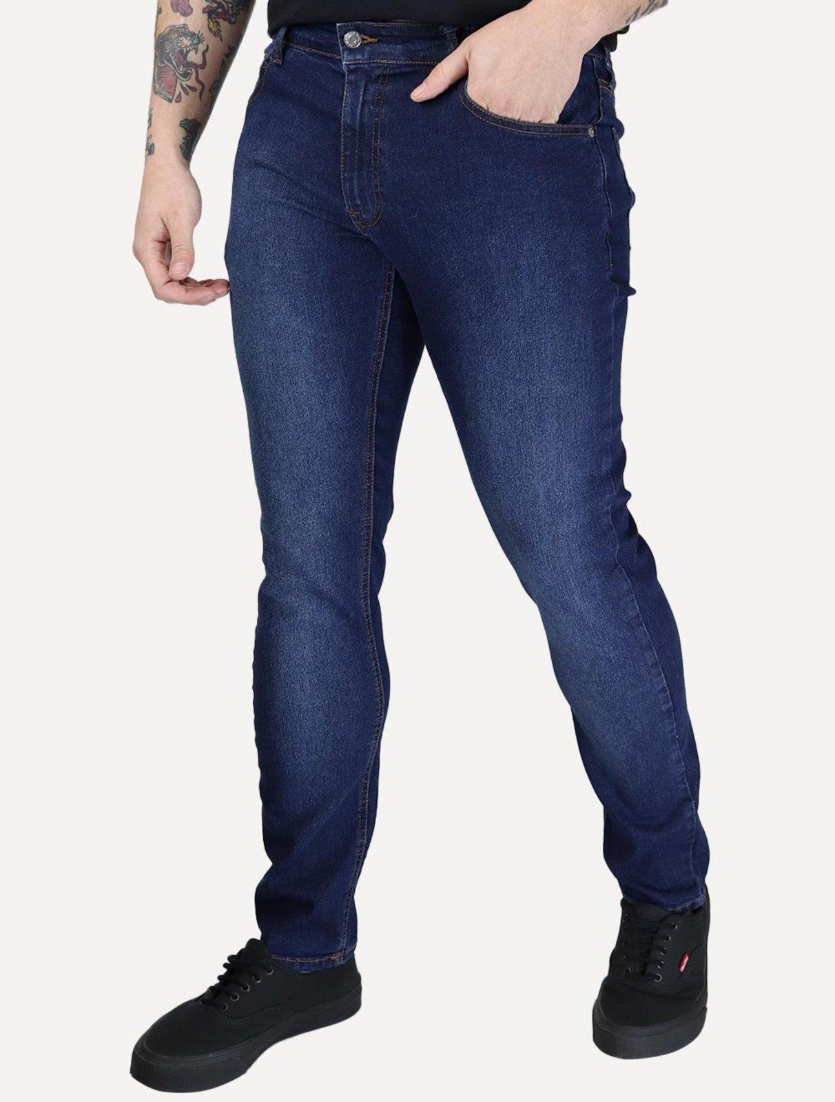 Calça Tommy Jeans Masculina Slim Scanton Washed Lav Azul