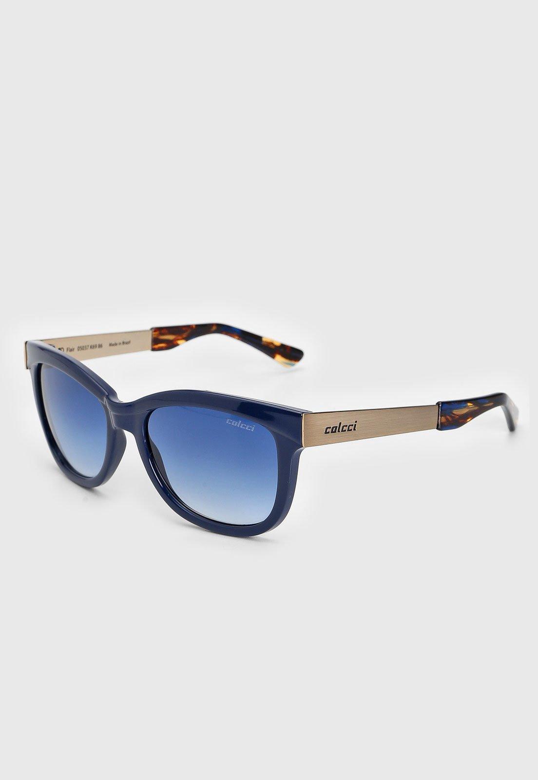 Óculos de Sol Colcci Flair Degradê Azul