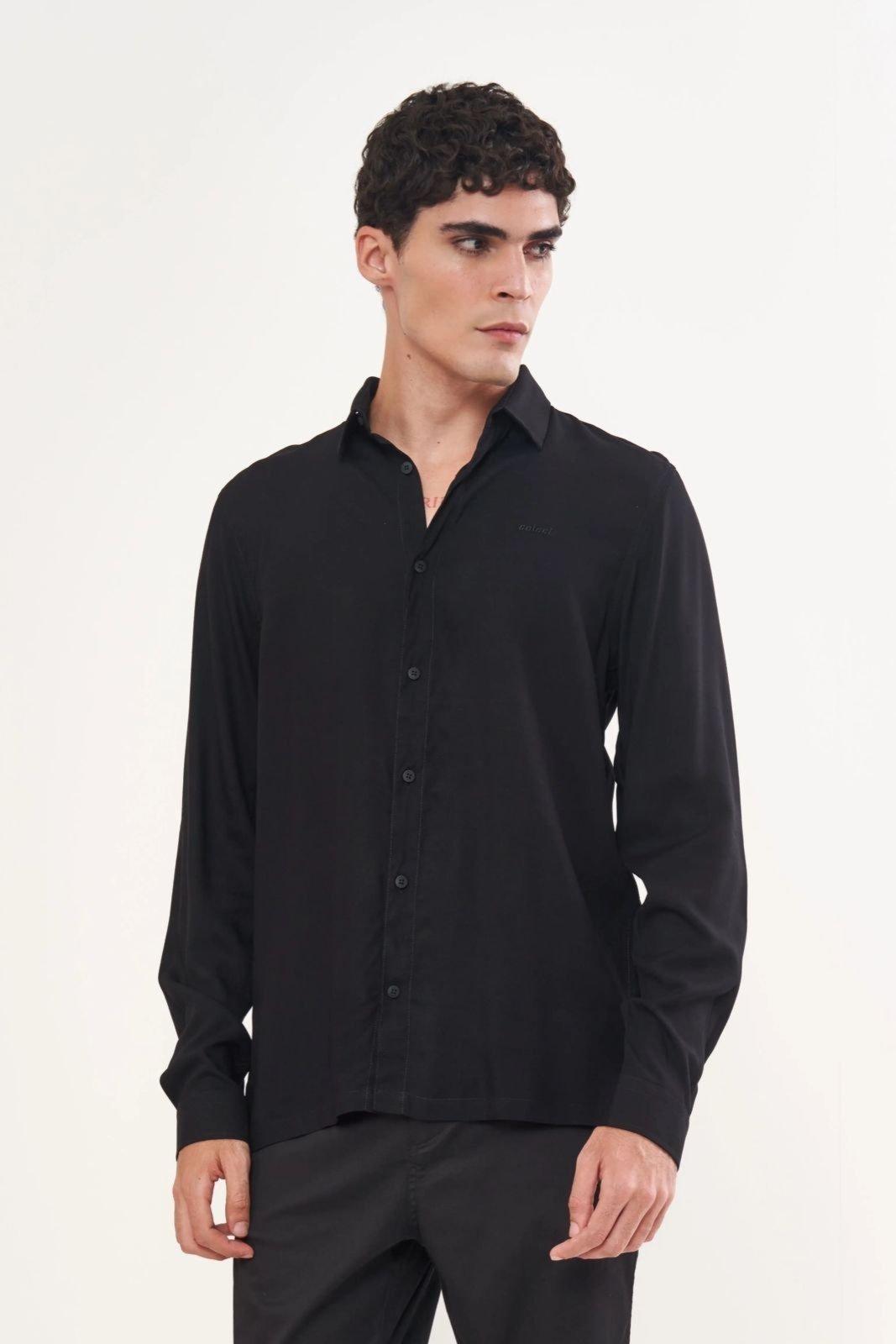 Camisa Relax Colcci Preto
