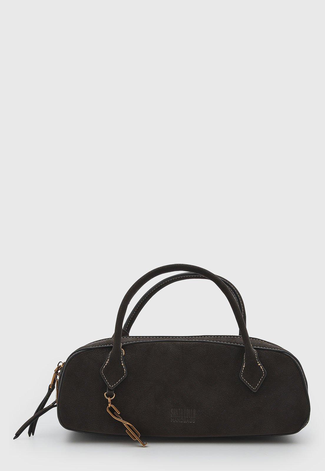 Bolsa Feminina Santa Lolla Design Estruturado Marrom