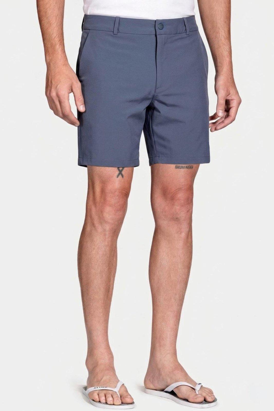 Shorts Aramis Tecnológico Com Fivela Navy