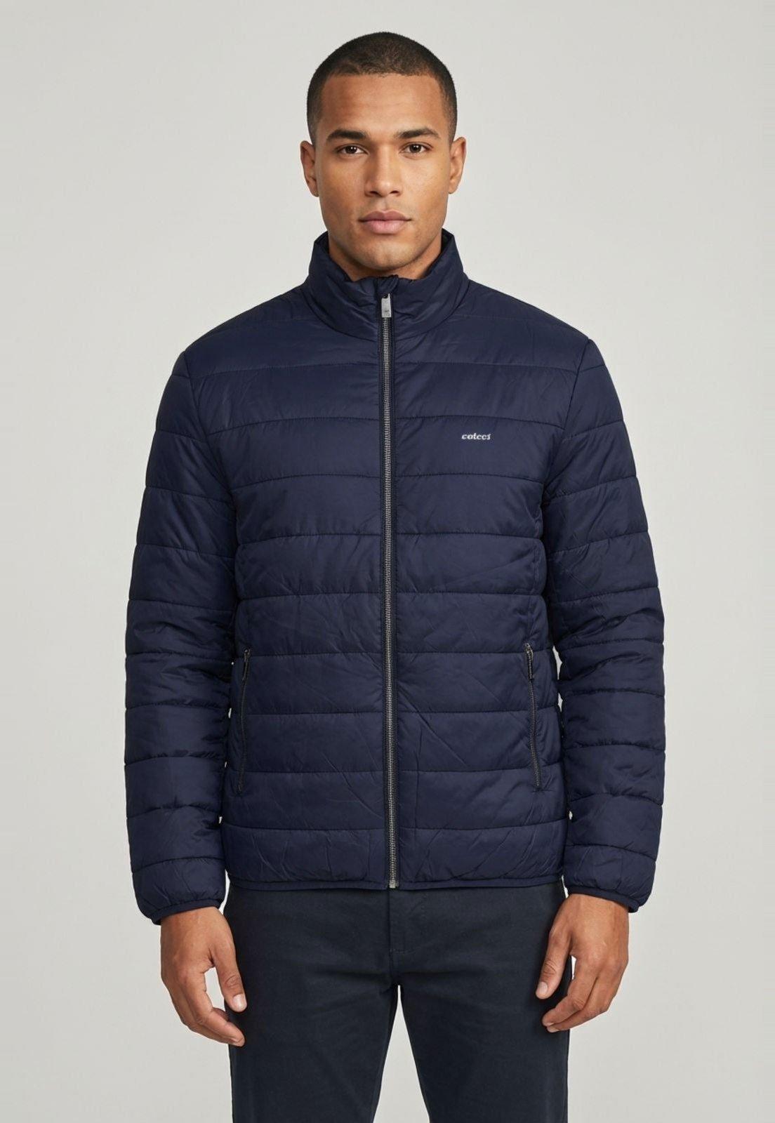 Jaqueta Masculina Colcci Matelassê Azul Marinho