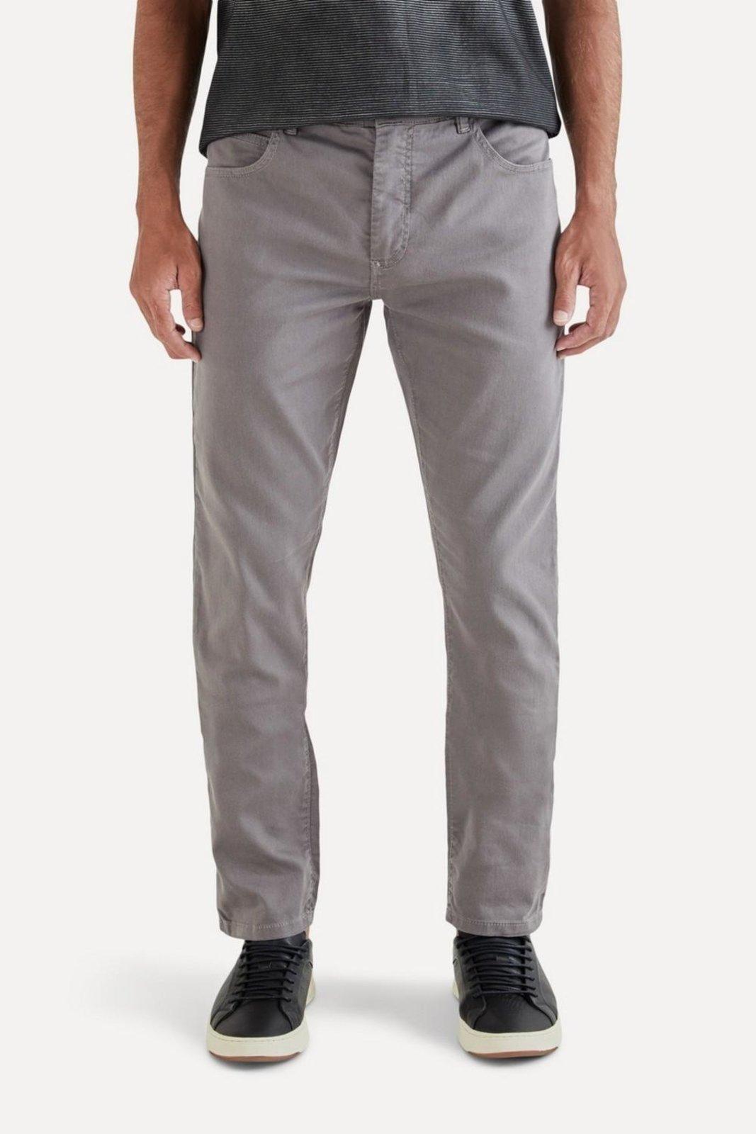 Calça Skinny Moletom Color Estilo Reserva Cinza