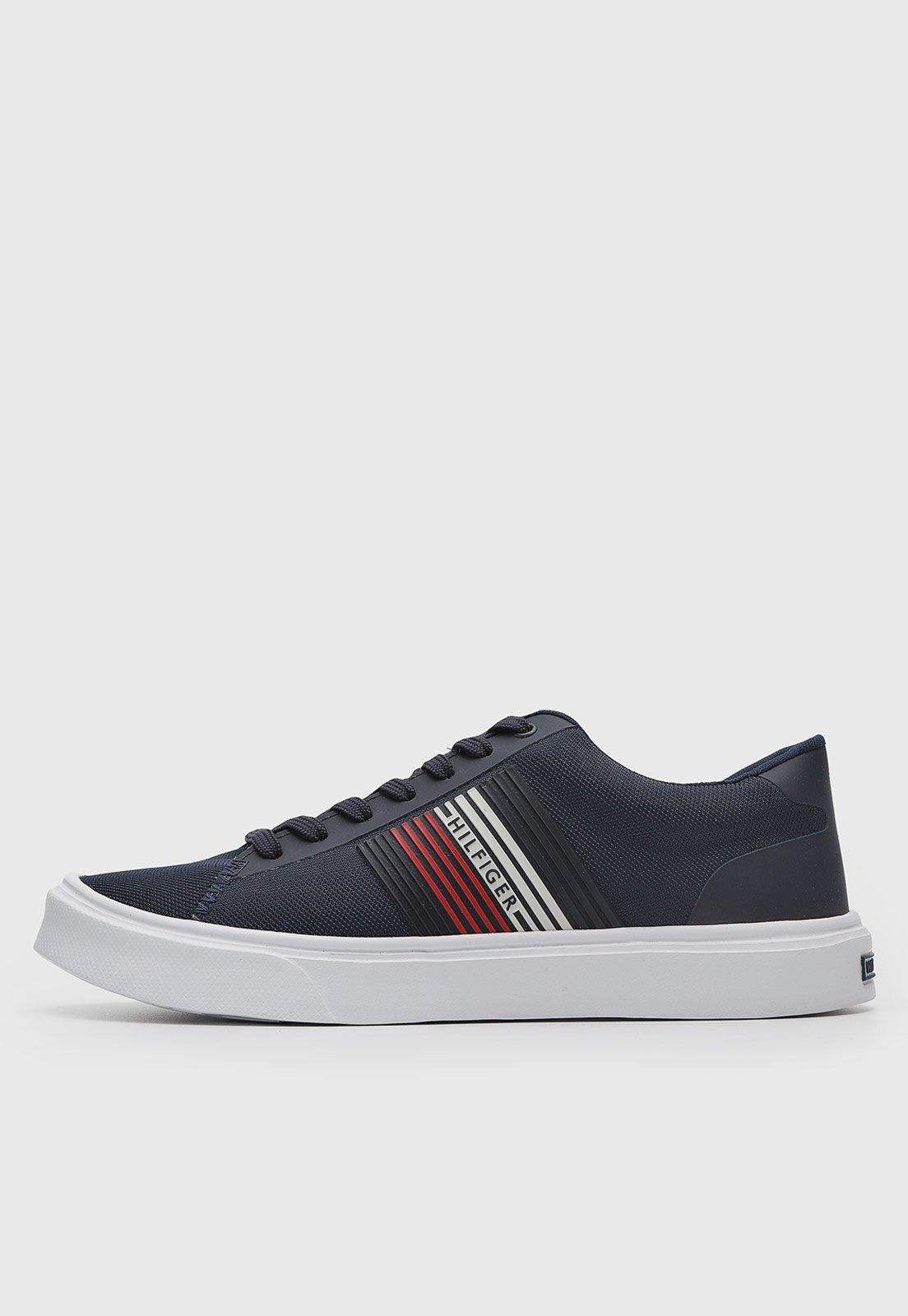Tênis Masculino Tommy Hilfiger Cano Baixo Azul Marinho