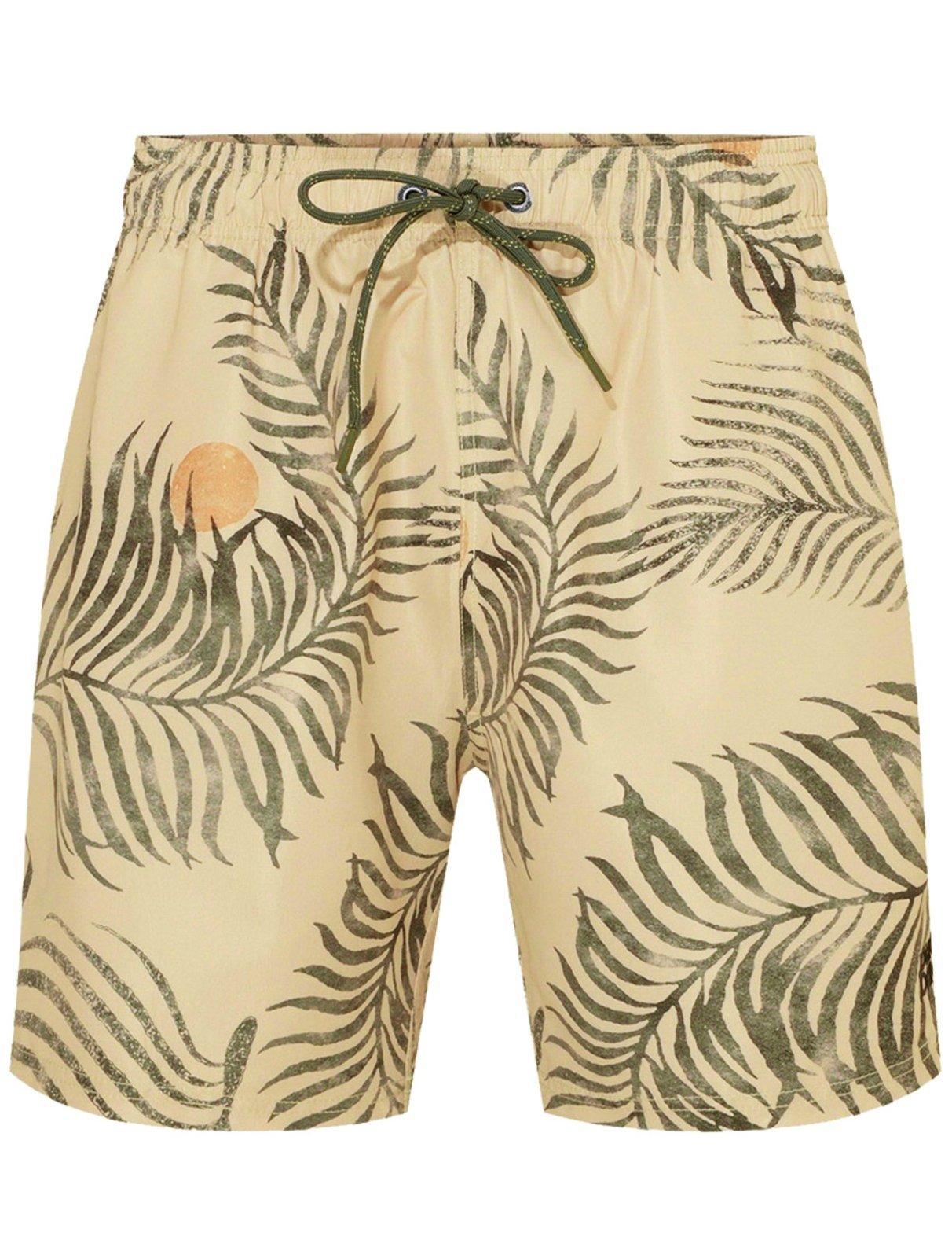 Short John John D Água Masculino Palm Valley Cáqui Médio