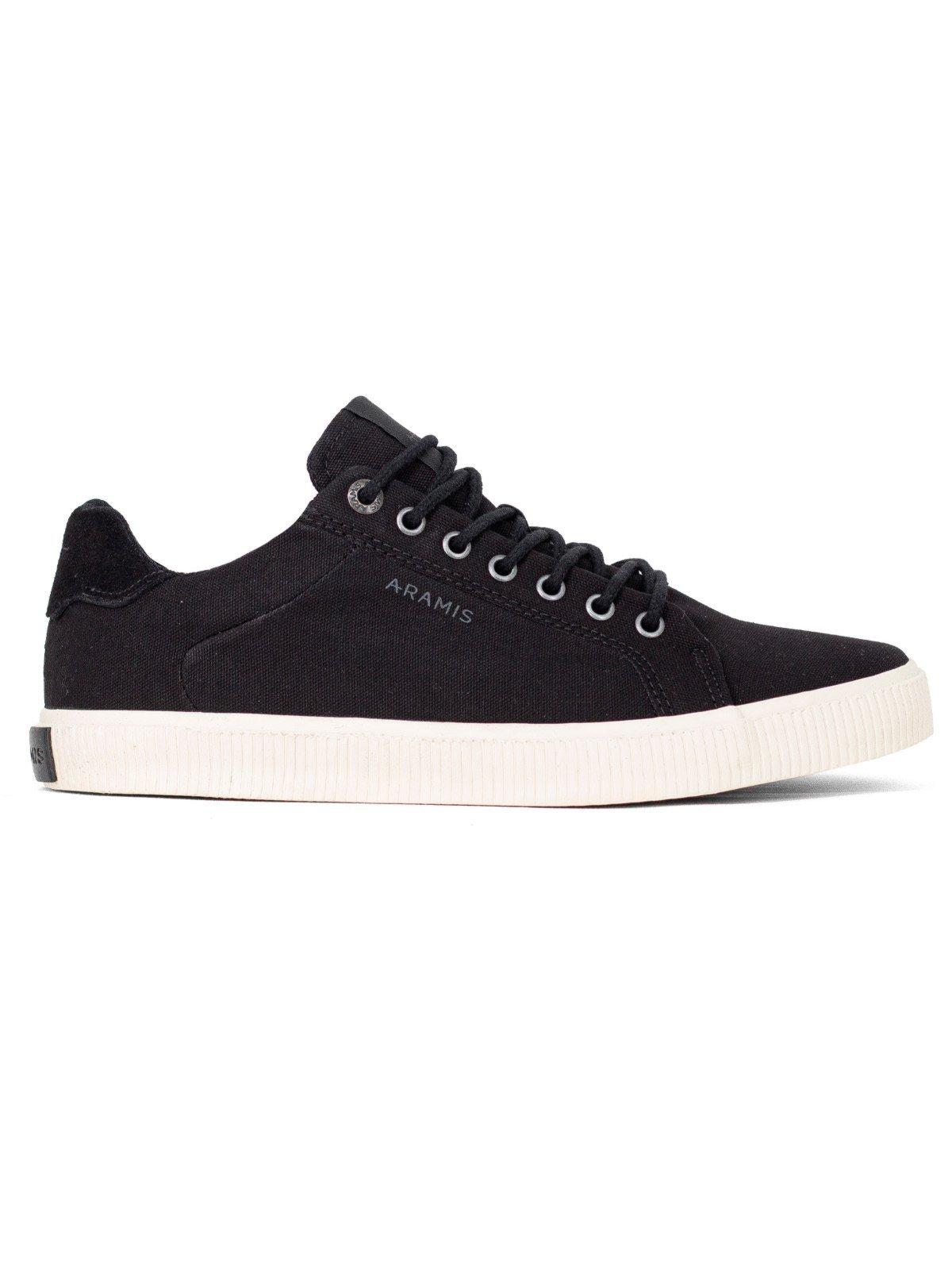 Tênis Masculino Aramis Casual Easy Wood Flexível Confortável Com Cadarço Costurado Preto