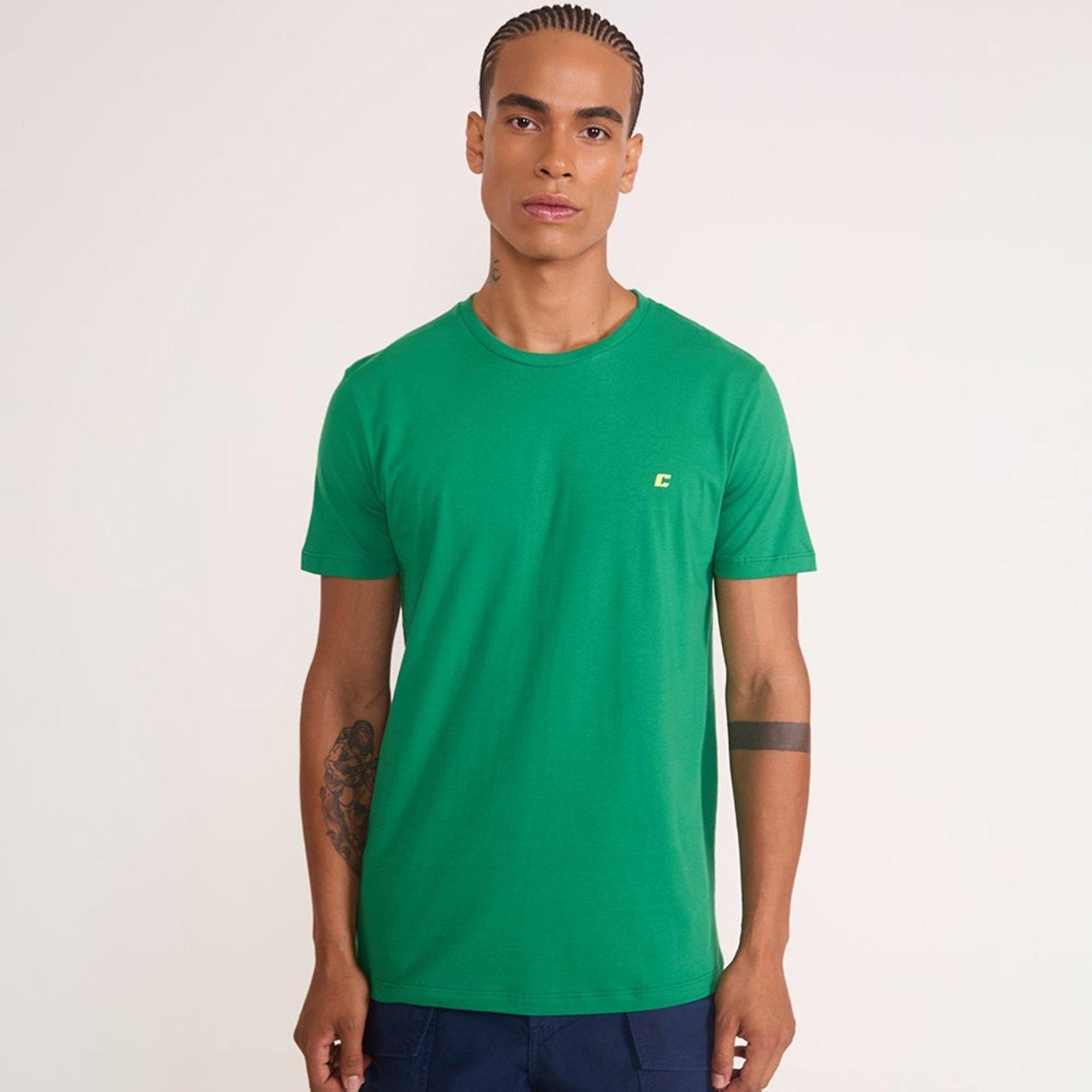 Camiseta Colcci Logo In26 Verde Masculino