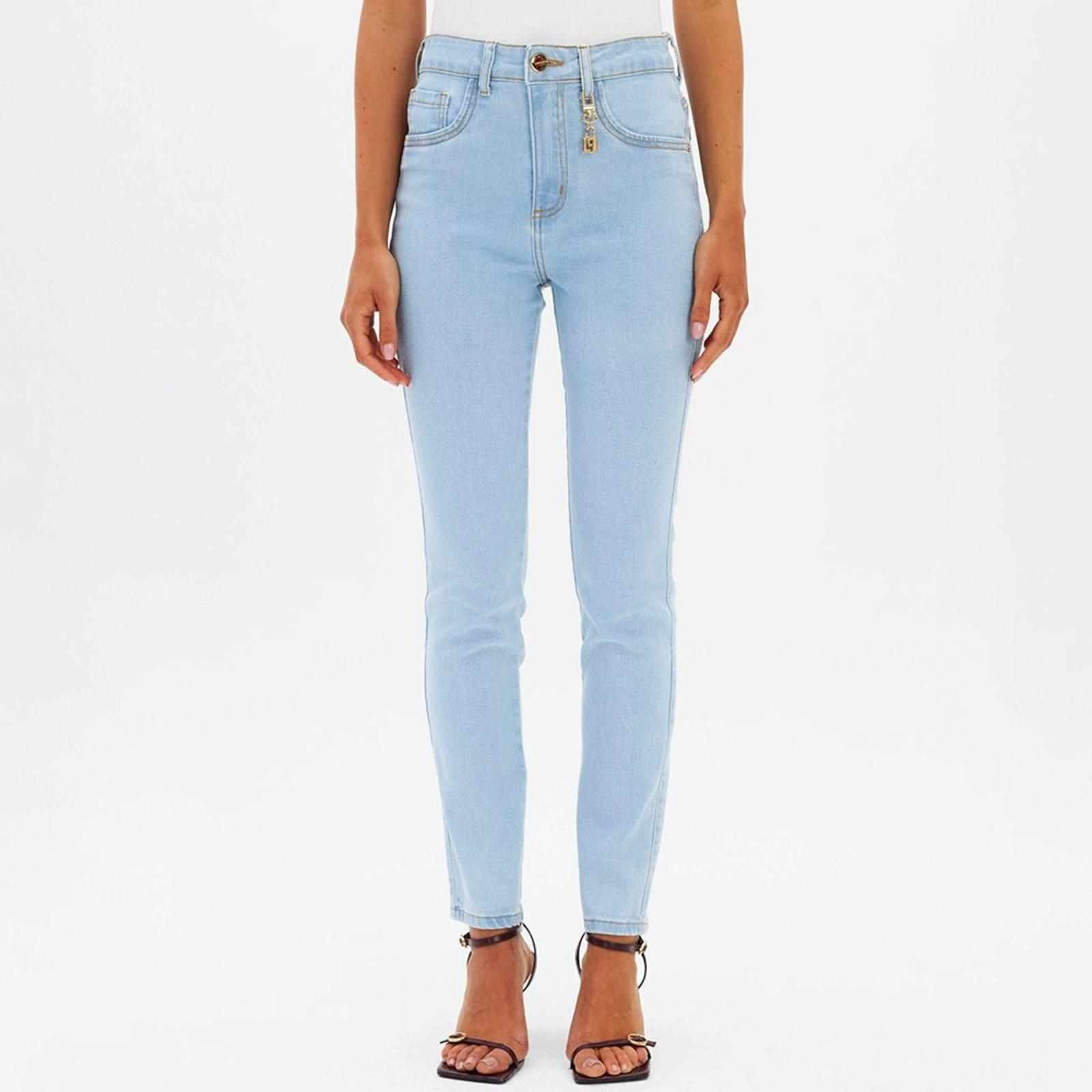 Calça Jeans Lança Perfume Skinny High In26 Azul Feminino