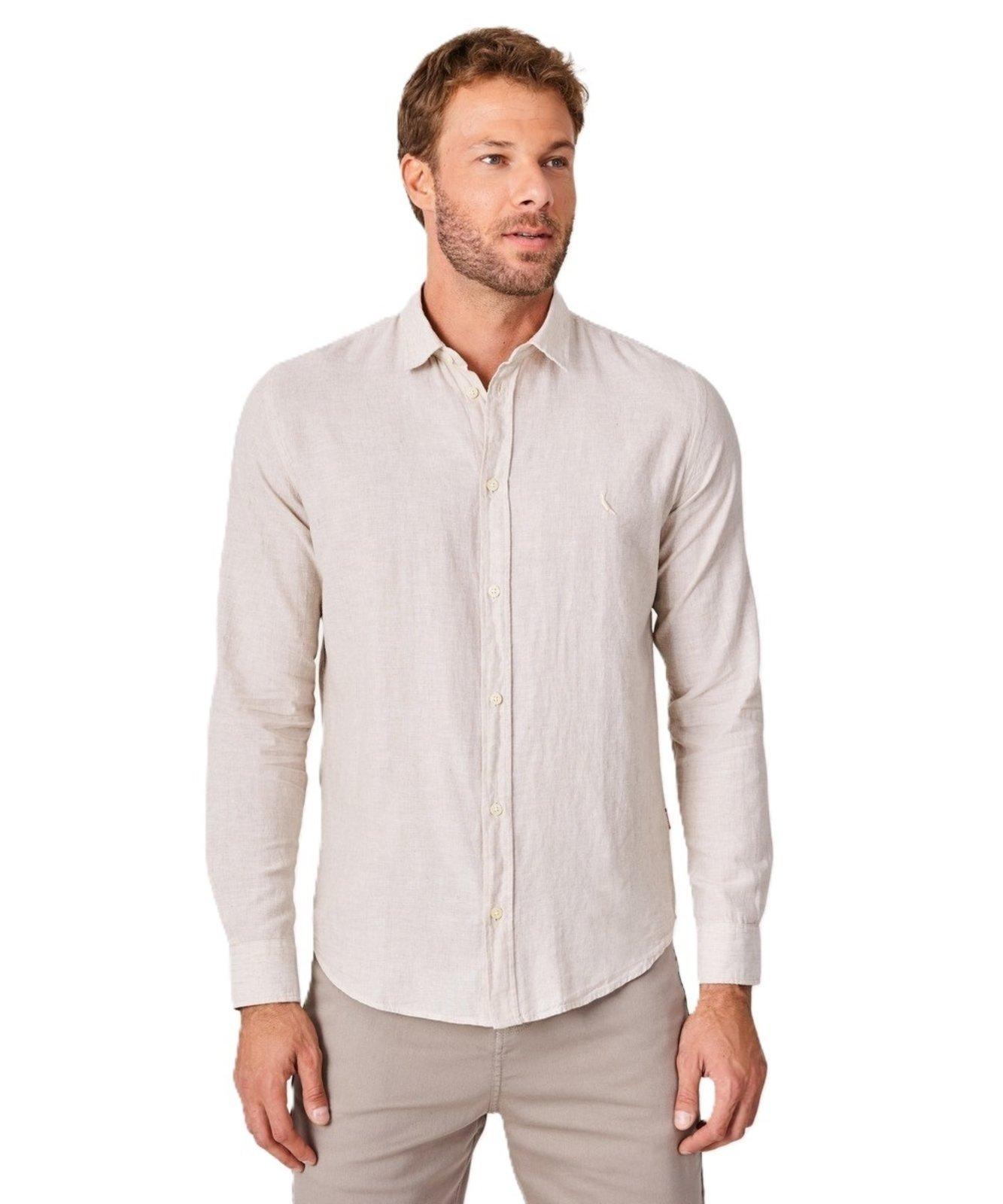 Camisa Manga Longa Linho Pienza Reserva NATURAL G