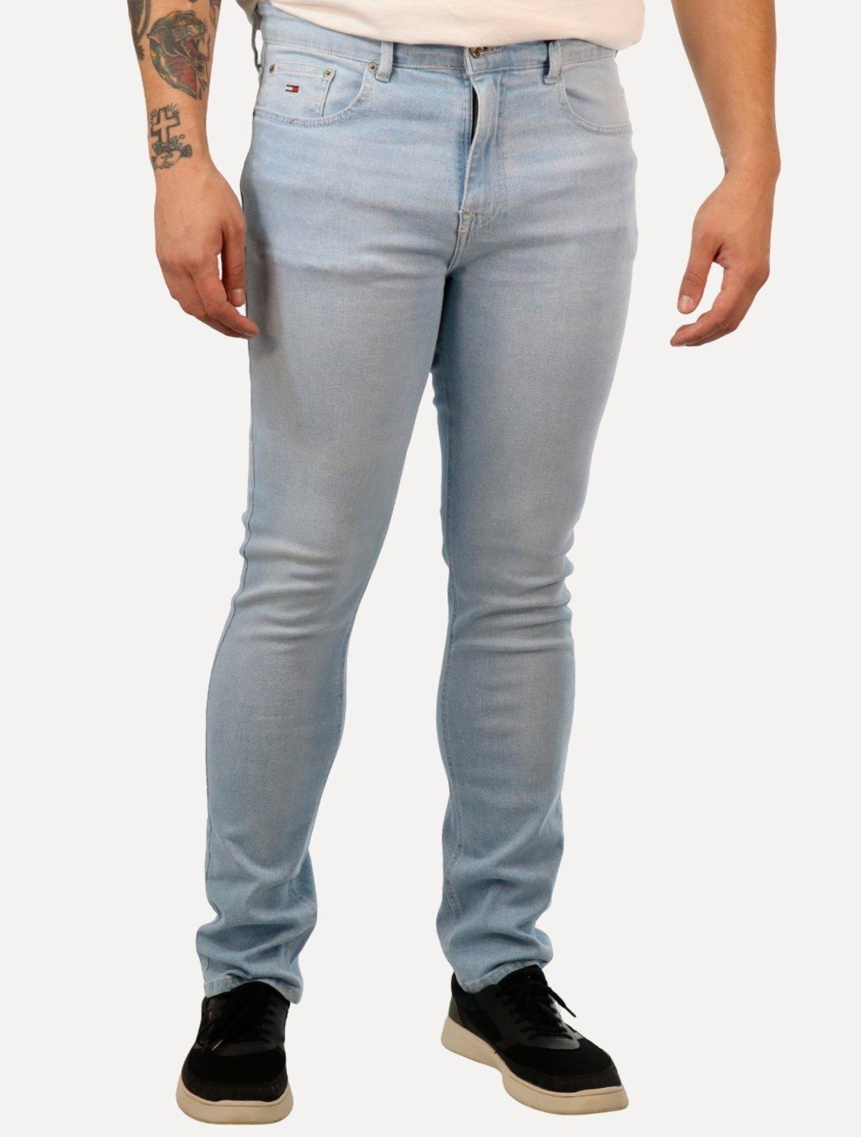 Calça Tommy Jeans Masculina Slim Austin Azul Claro