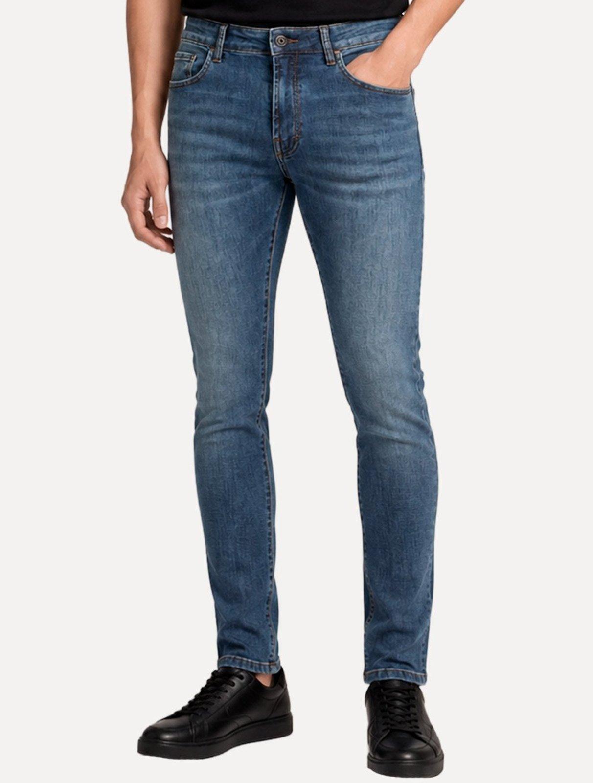 Calça John John Jeans Masculina Skinny Sarajevo Azul Médio