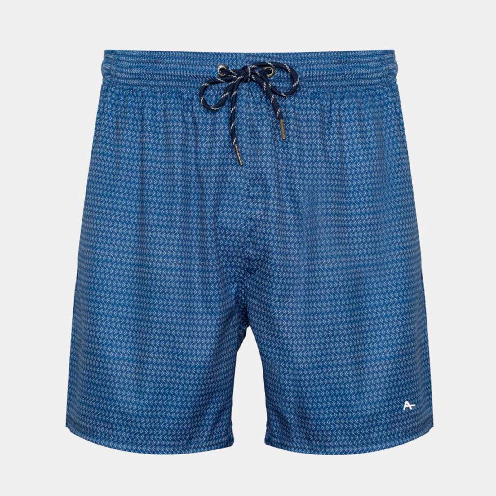 Short Aramis Estampado Ve26 Azul Masculino