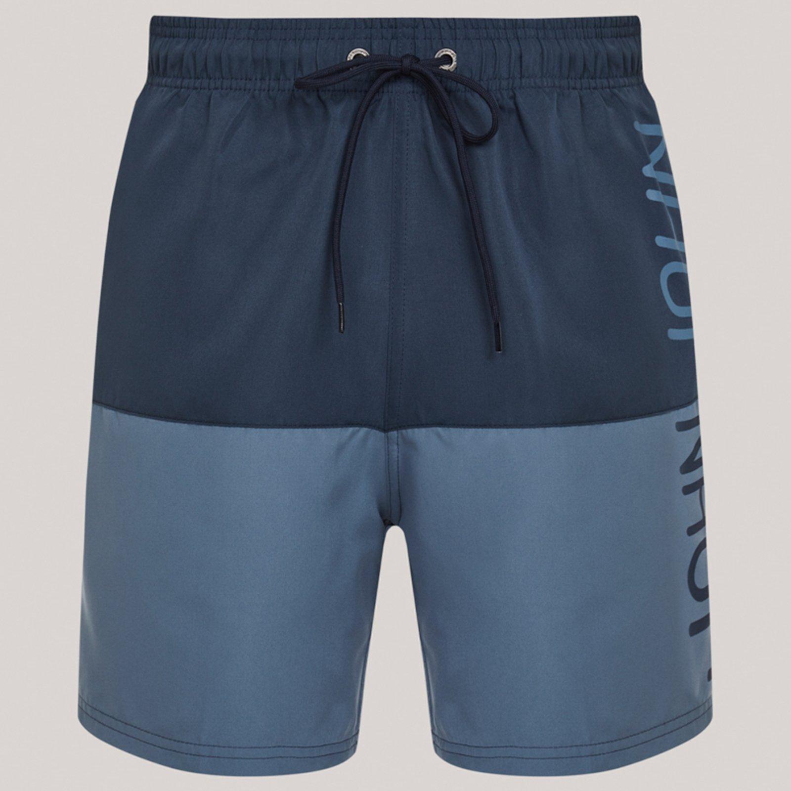 Short John John Bicolor Pr26 Azul Masculino
