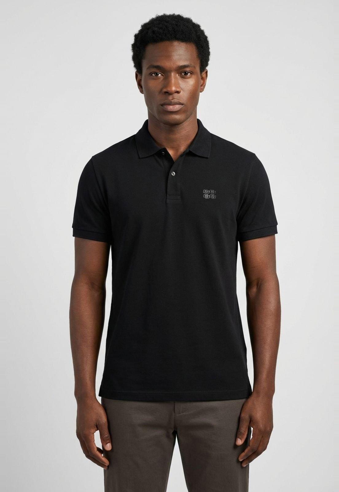 Polo Masculina Colcci Detalhe Bordado Preta