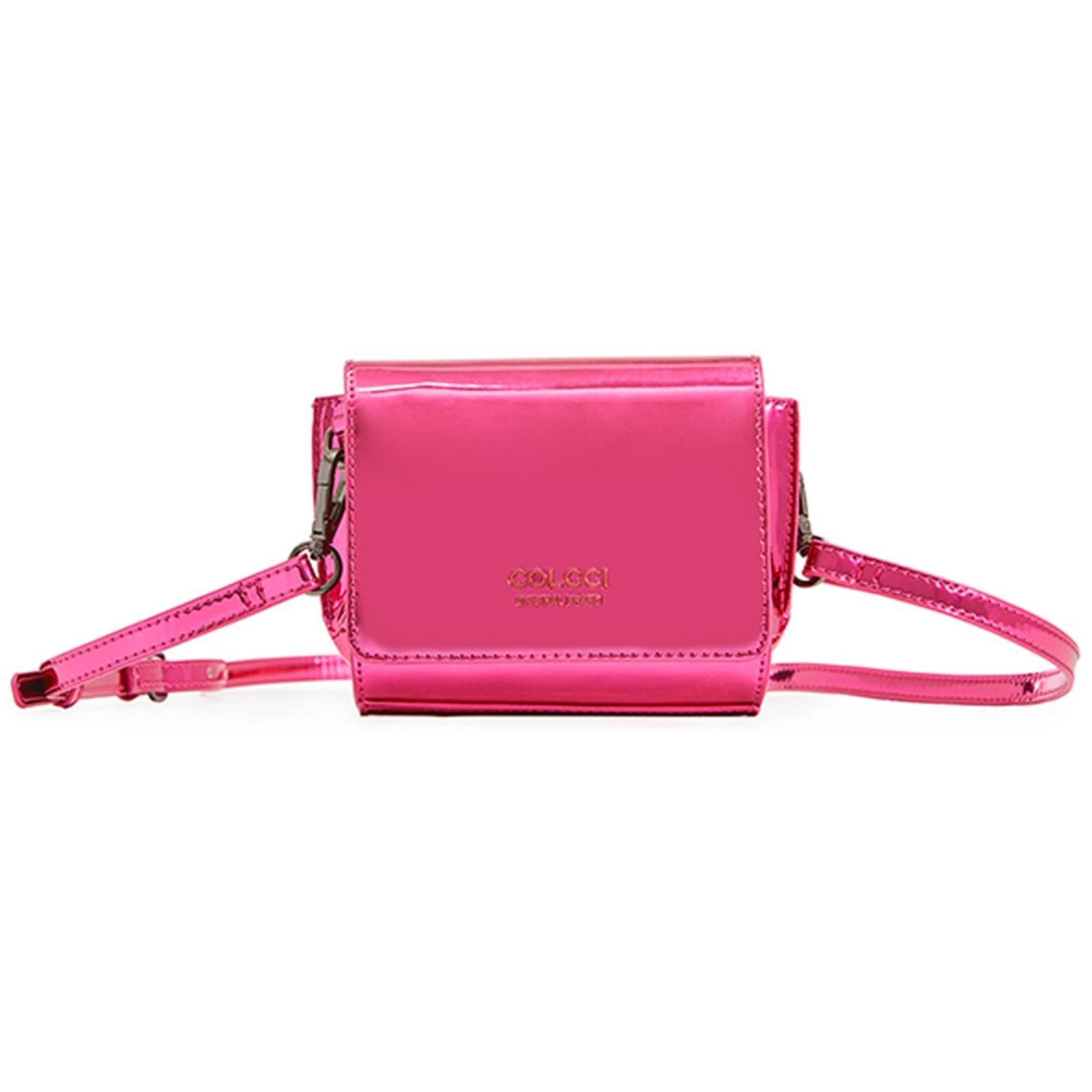 Bolsa Crossbody Colcci Mini Metal VE24 Rosa Feminino