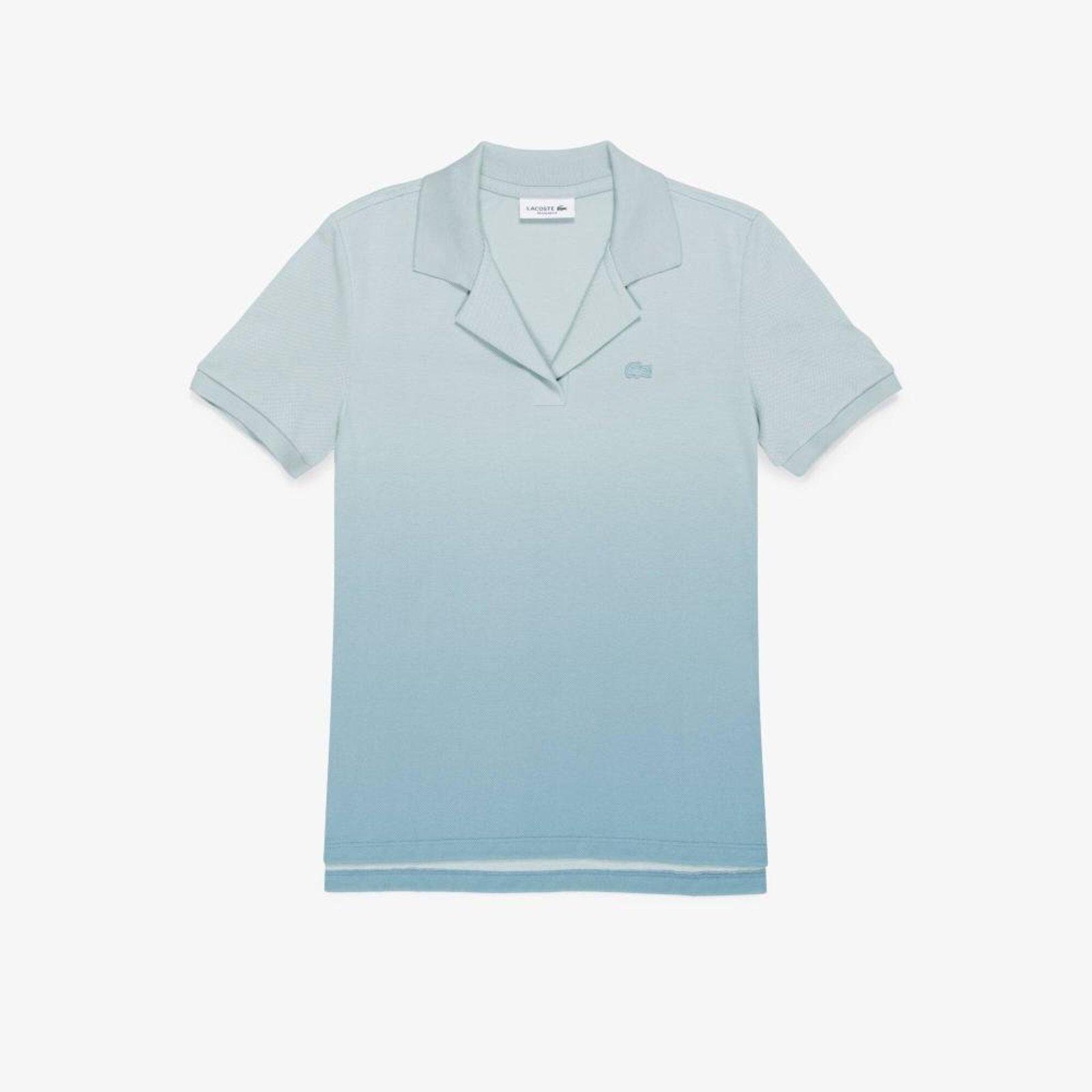 Polo Piqué Stretch com Caimento Regular Azul