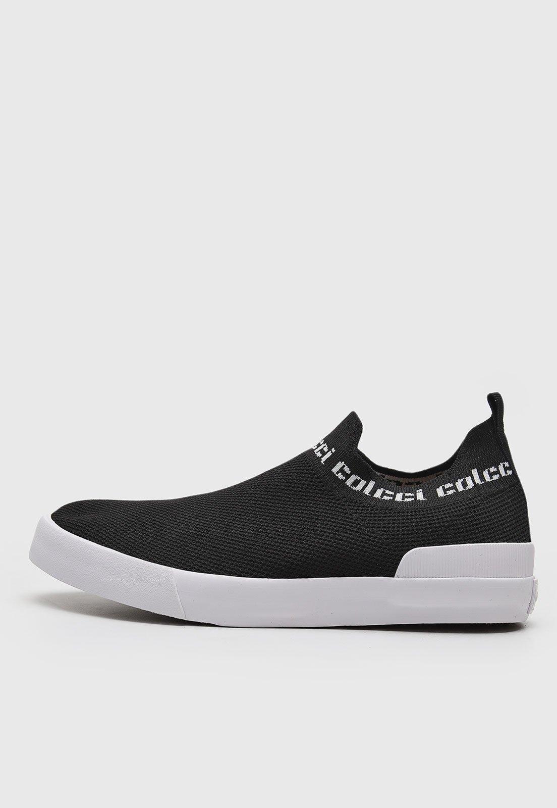 Tênis Slip On Colcci Textil Preto