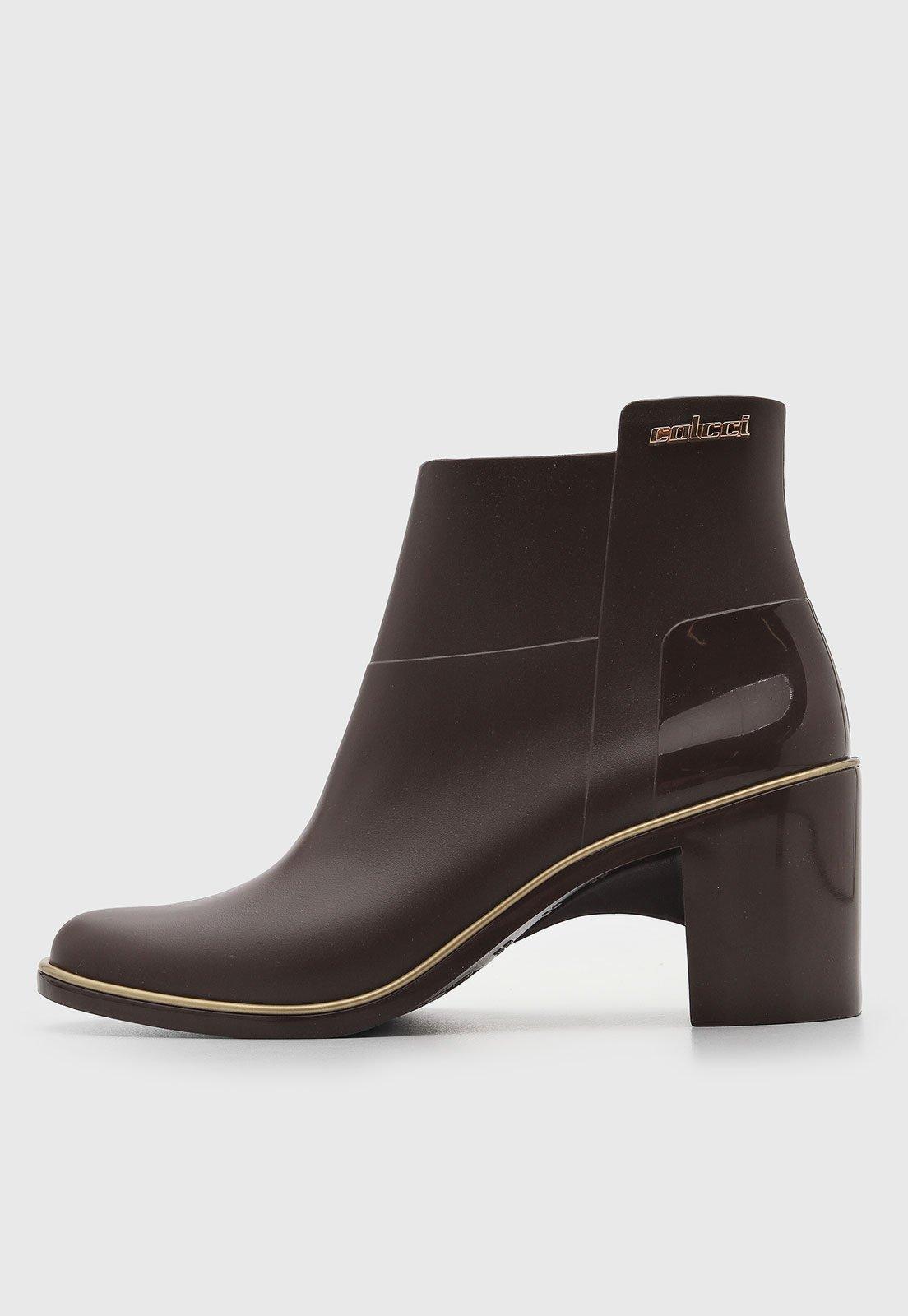 Bota Feminina Colcci Cano Baixo Marrom
