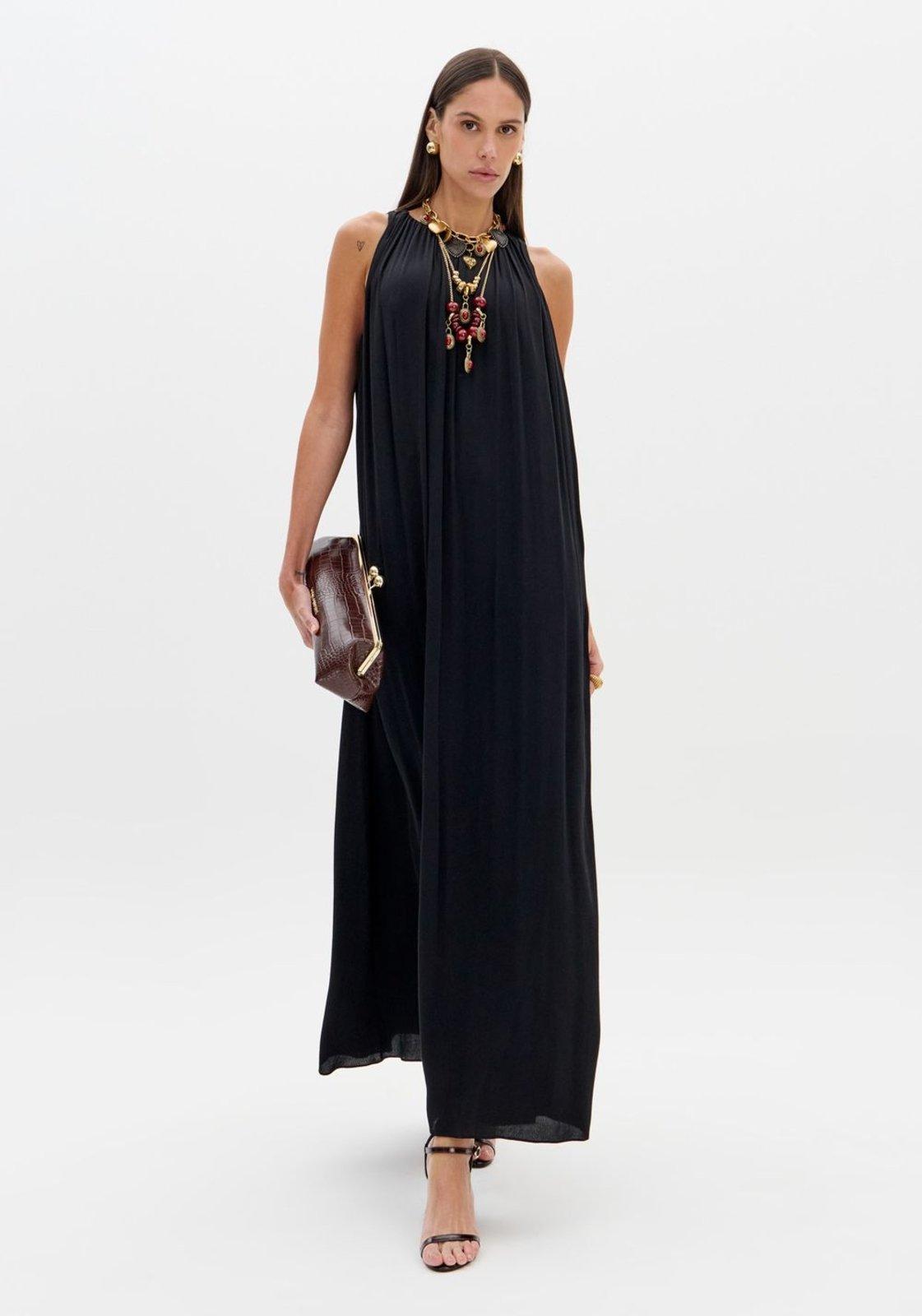 Vestido Super Midi Sem Manga Lança Perfume