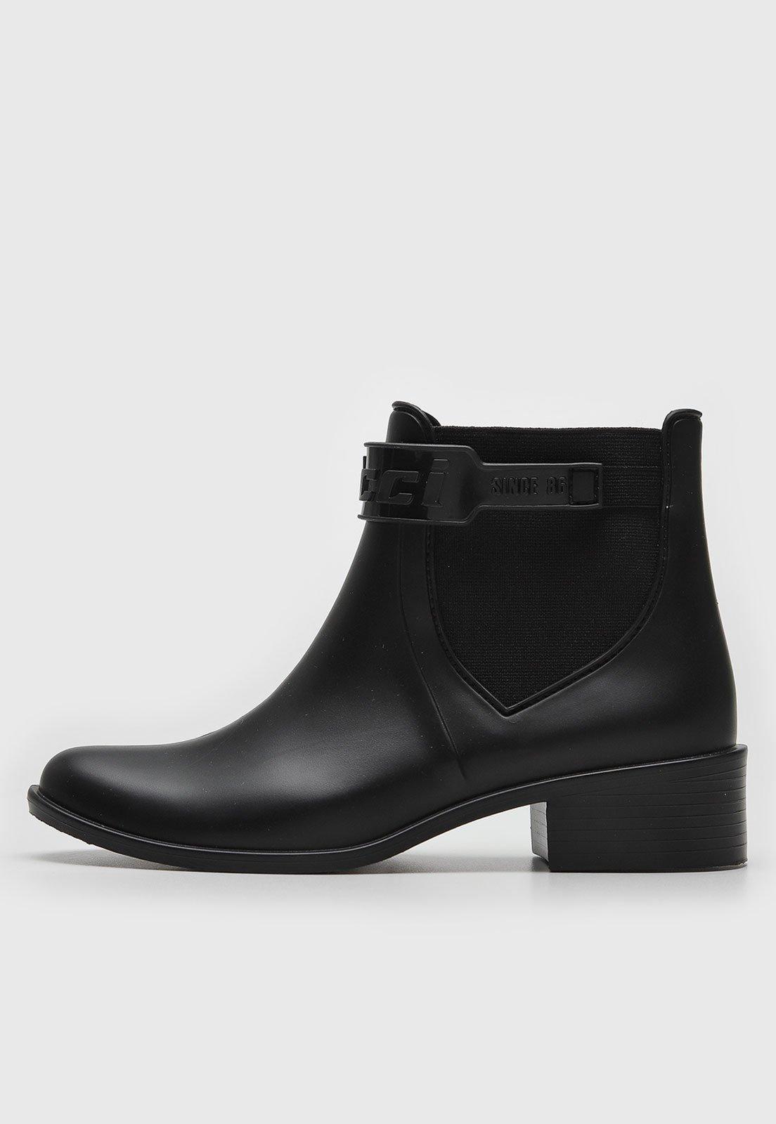 Bota Chelsea Colcci Cano Curto Preta