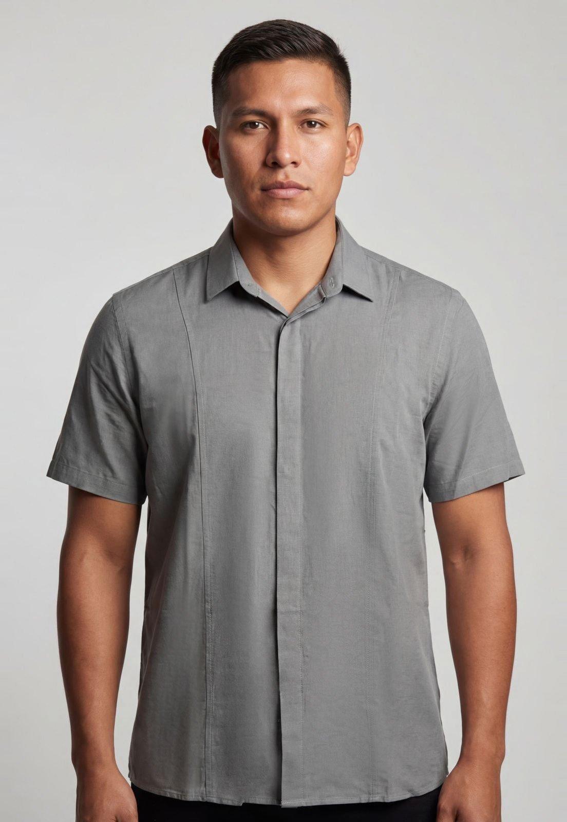 Camisa Masculina Colcci Casual Cinza
