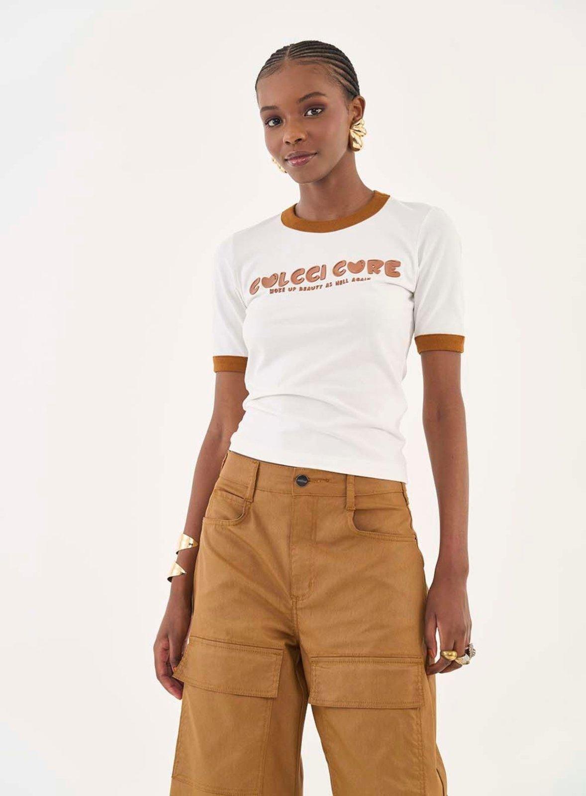 Camiseta New Baby Com Estampa Colcci Off Shell